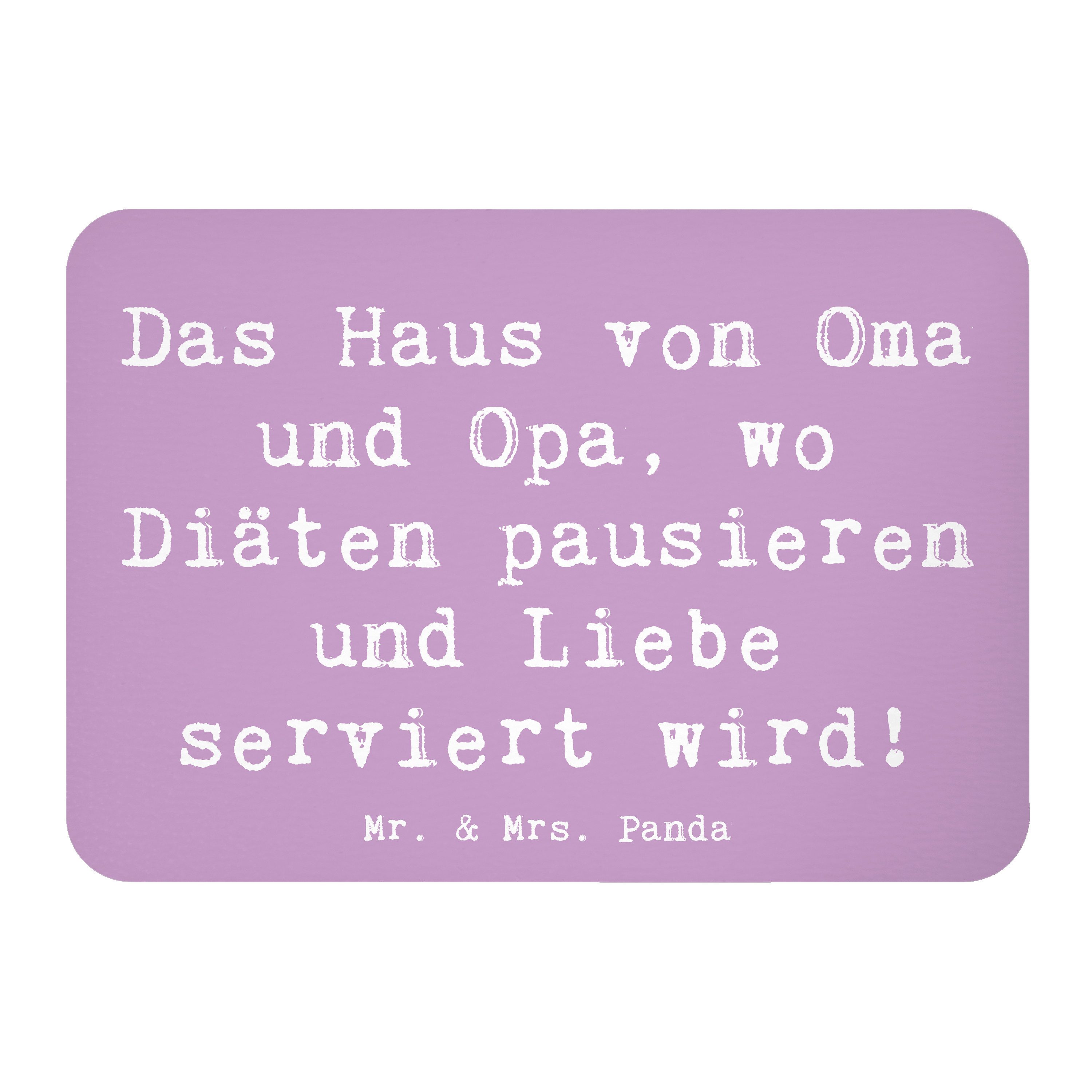 Magnet Spruch Großelternliebe - Lavendeltraum - Geschenk, Diäten pausieren