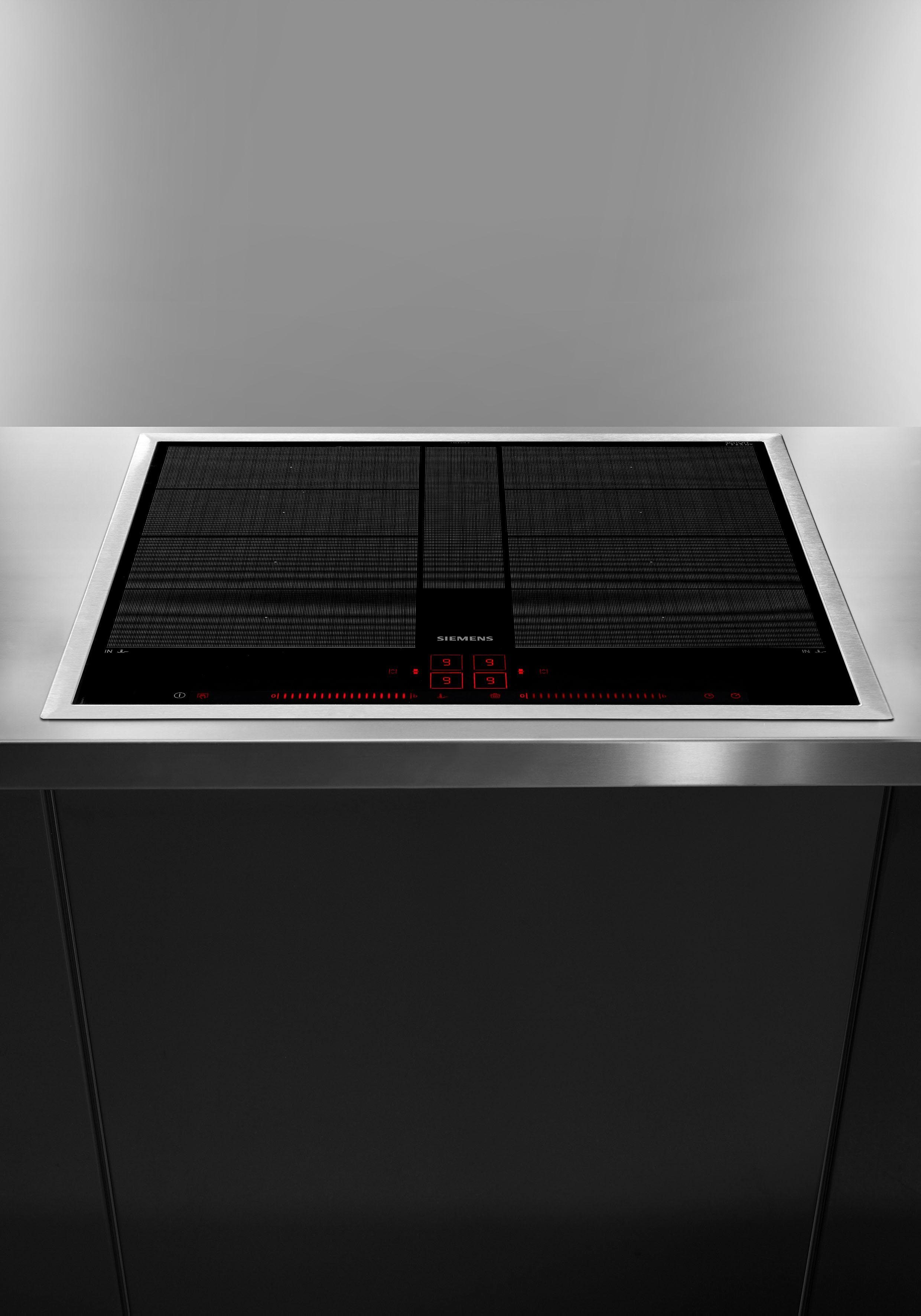 SIEMENS Flex-Induktions-Kochfeld iQ700 EX645LYC1E, powerMove Plus Funktion für drei verschiedene Heizzonen