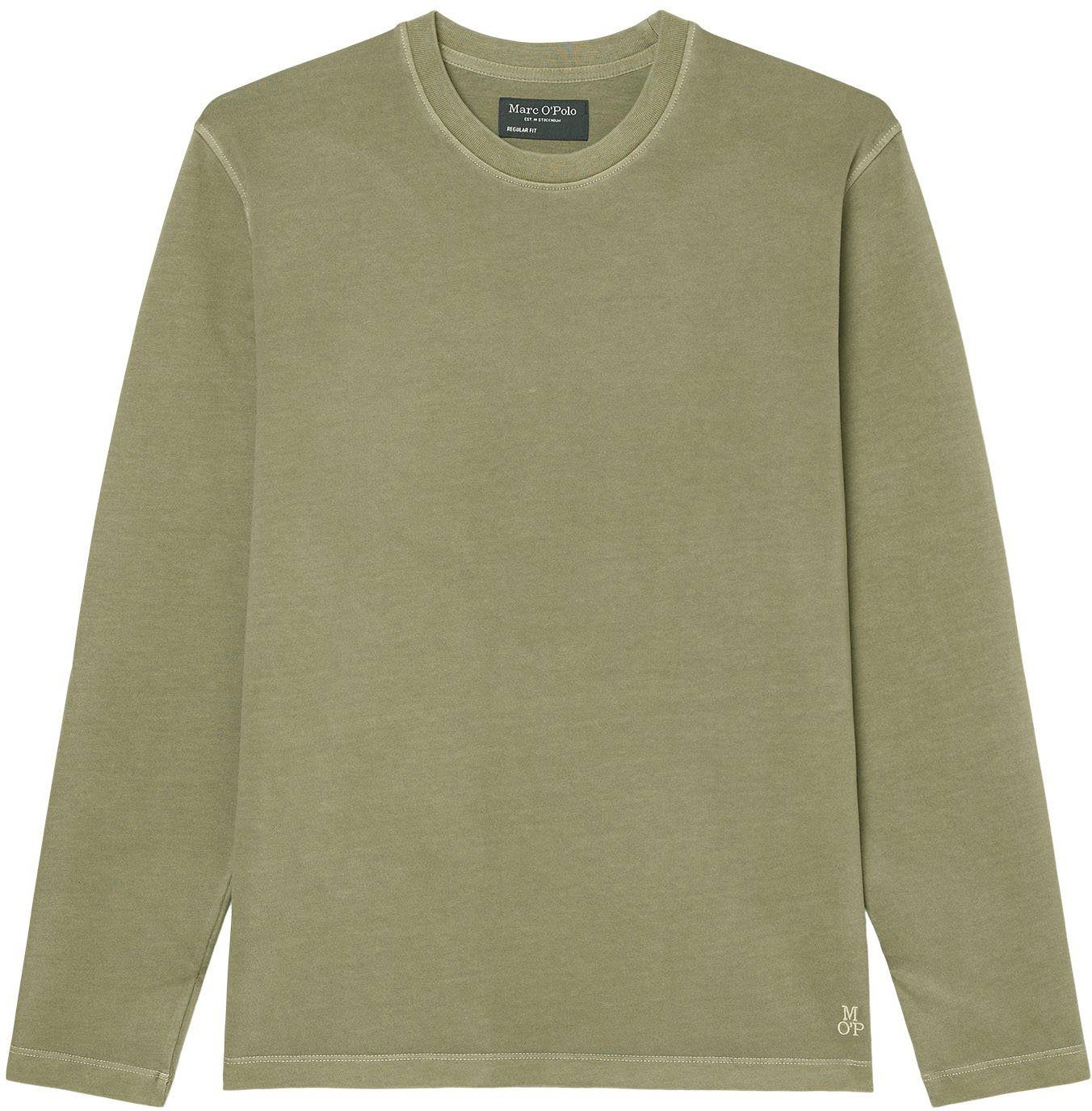 Marc O'Polo Langarmshirt T-shirt, long sleeve, crew neck, embroidery günstig online kaufen