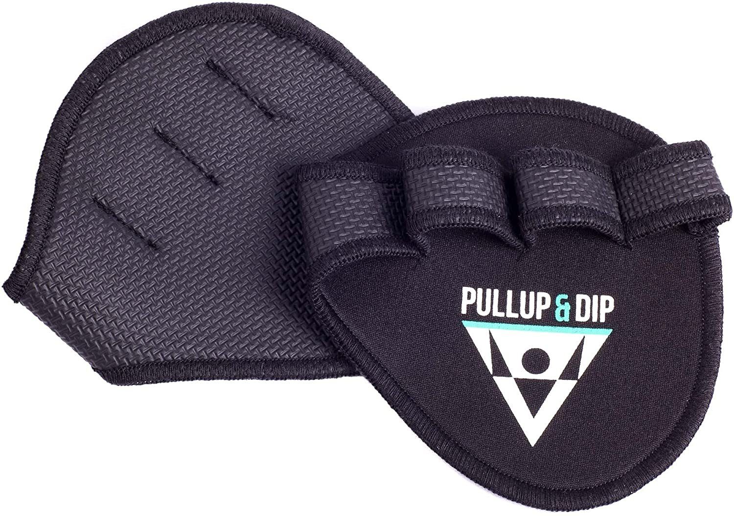 Dip Pullup Fitness, Griffpolster & Unisex Trainingshandschuhe Bodybuilding Klimmzüge, für Griffpads atmungsaktiv, Einheitsgröße,