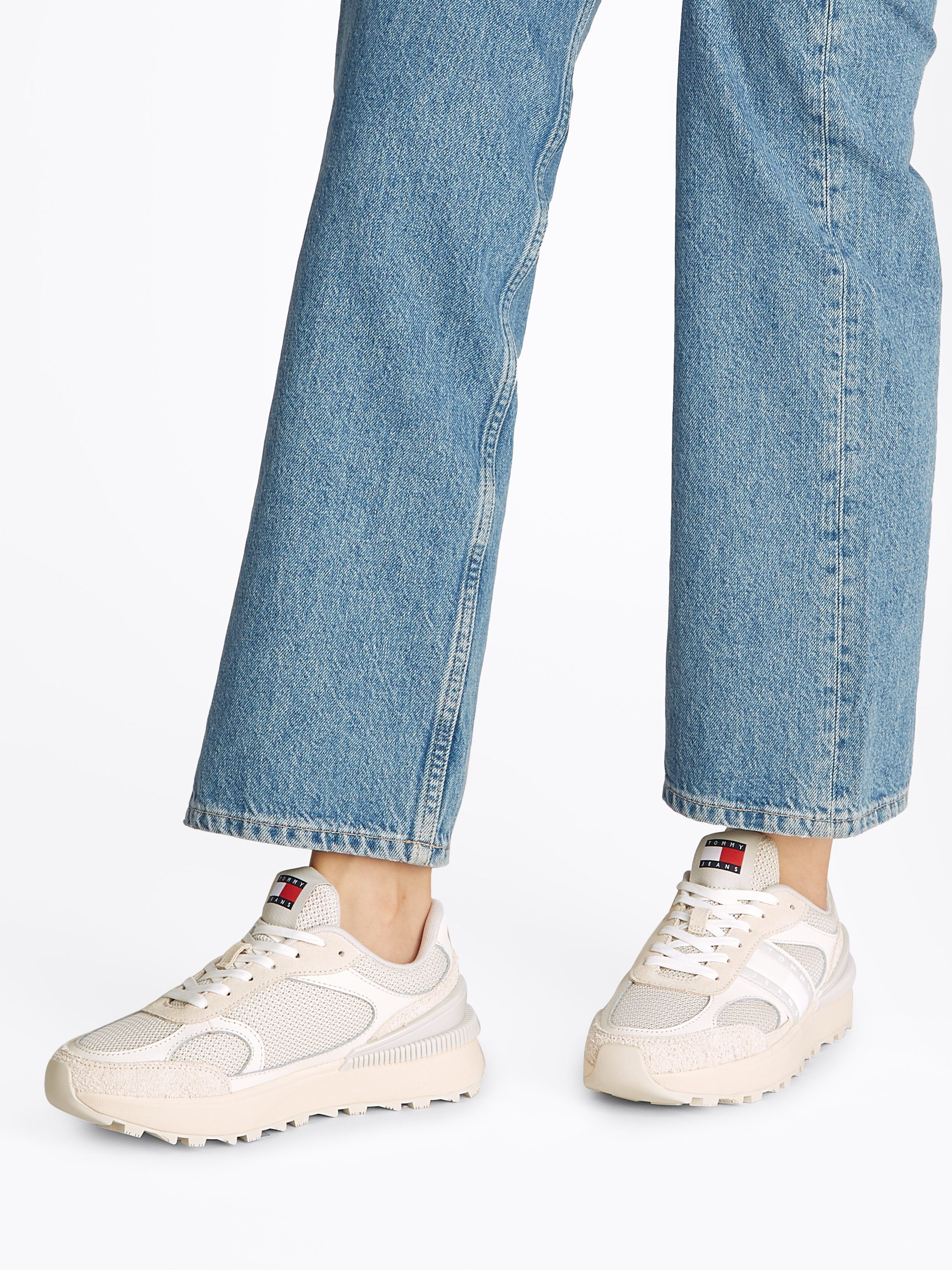 Tommy Jeans TJW TECH RUNNER Plateausneaker, Freizeitschuh, Halbschuh, Schnü günstig online kaufen