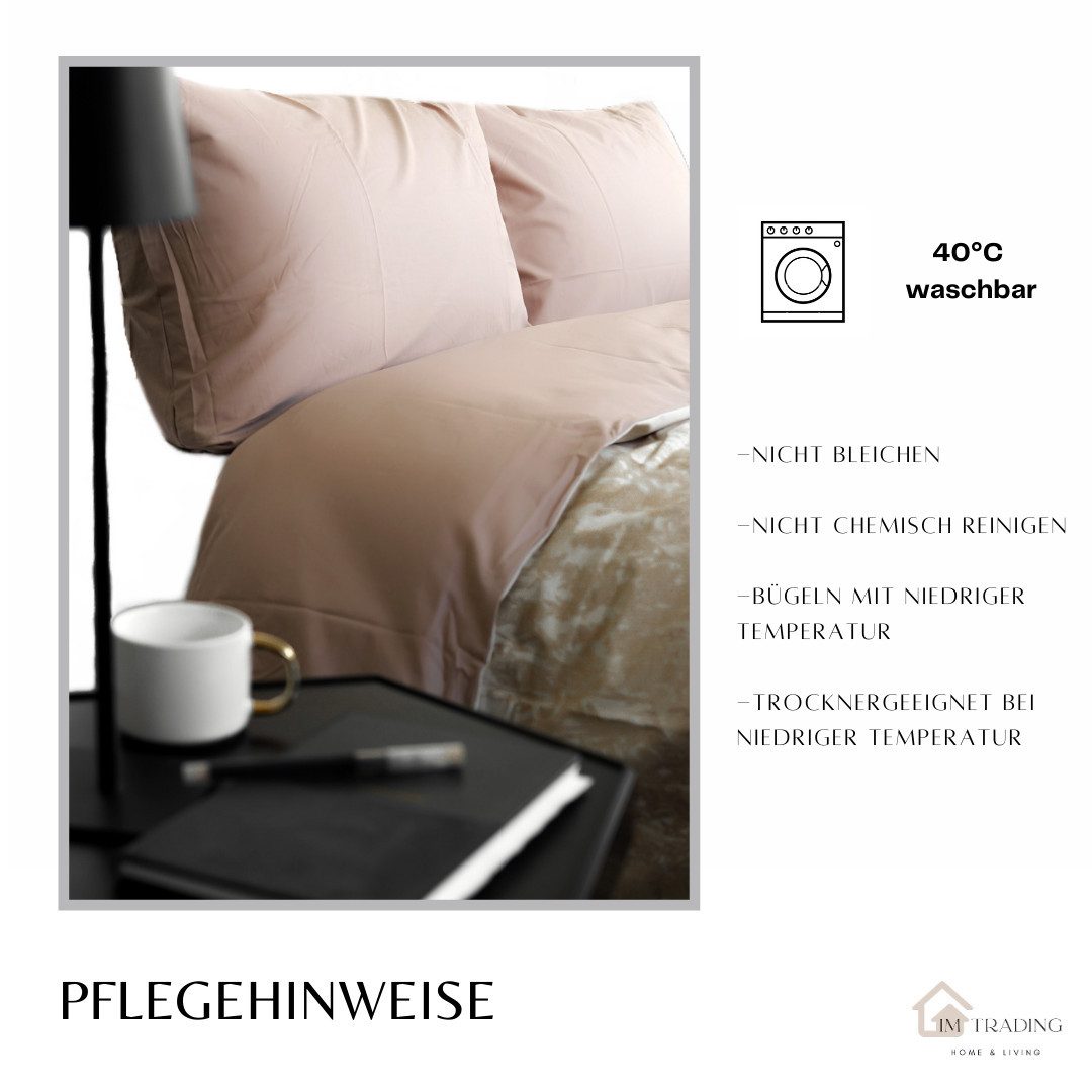 COFI 1453 Bettwäsche Renforcé mit Reißverschluss, für Einzel- und Doppelbett – Bild 5 von 5