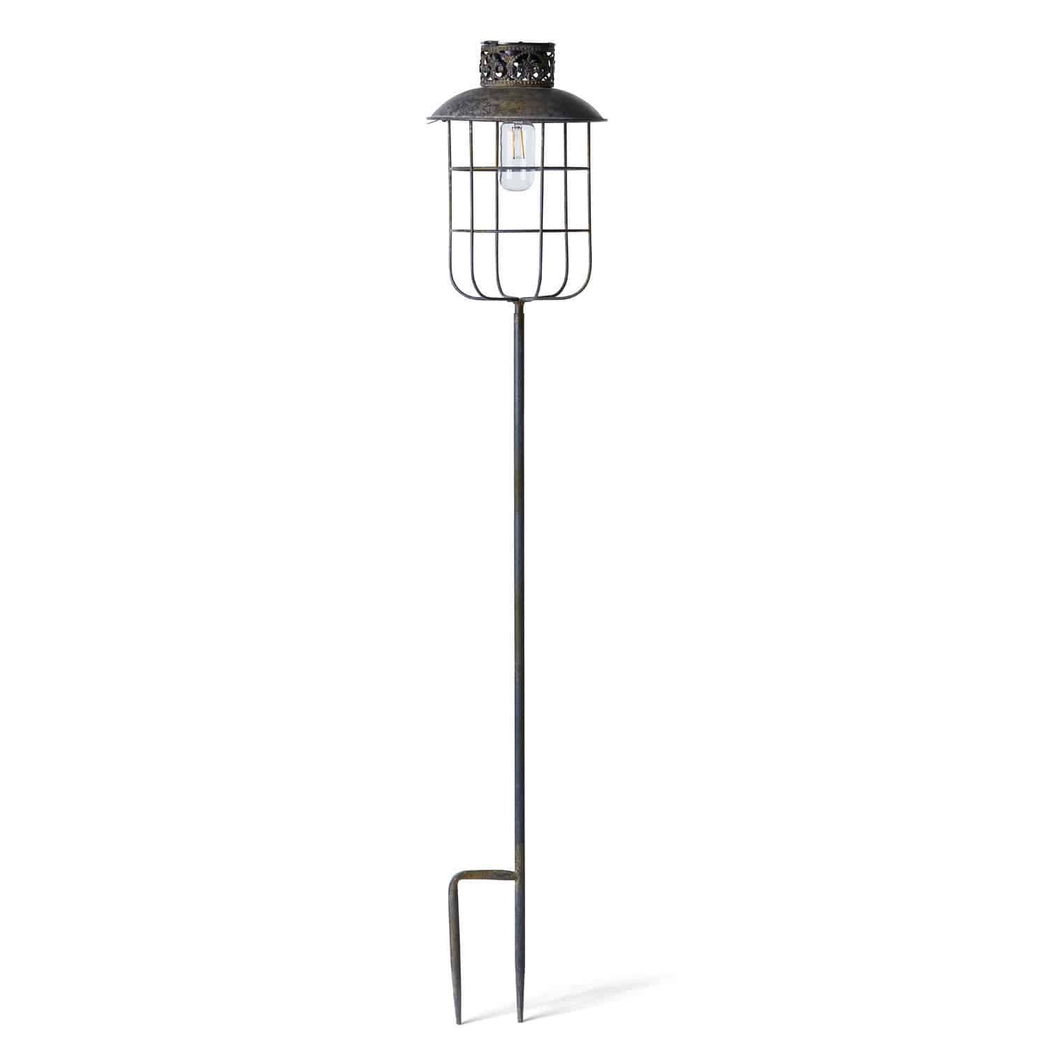 Mirabeau LED Laterne Solar-Laterne Nistos antikgrau