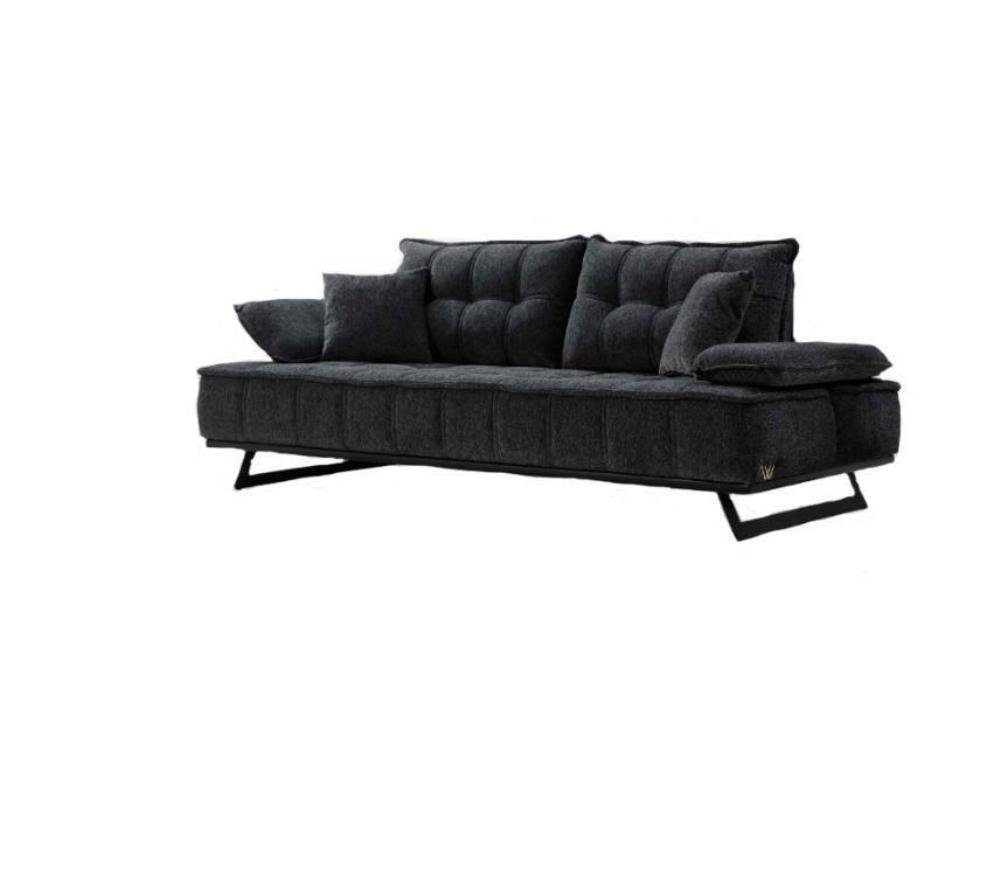 JVmoebel 3-Sitzer Sofa 3 Sitzer Design Polster Couchen Grau Relax Sitz Möbel Modern, 1 Teile, Made in Europa