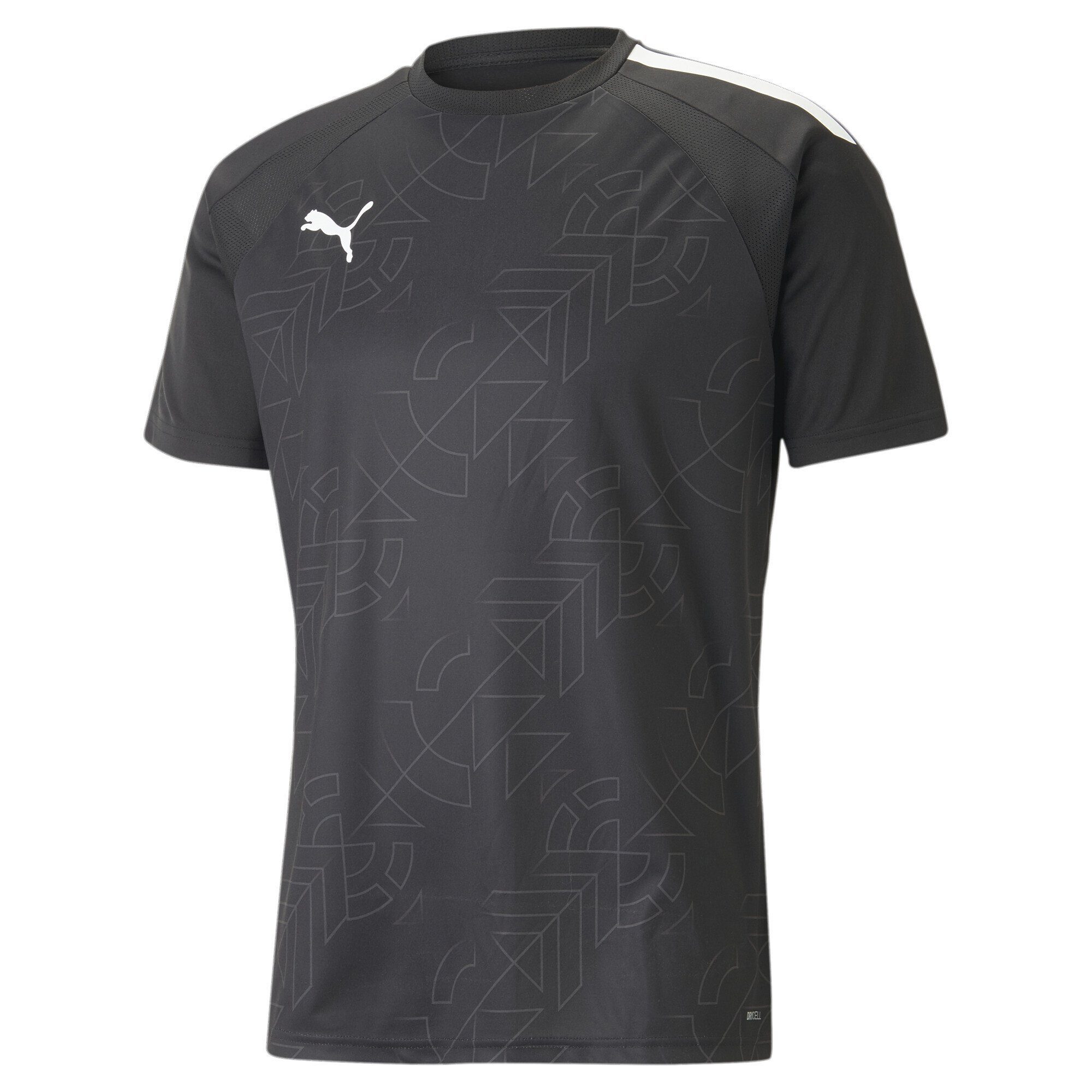 PUMA Shadow Herren Trainingsshirt Black Graphic Gray Fußballtrikot teamLIGA