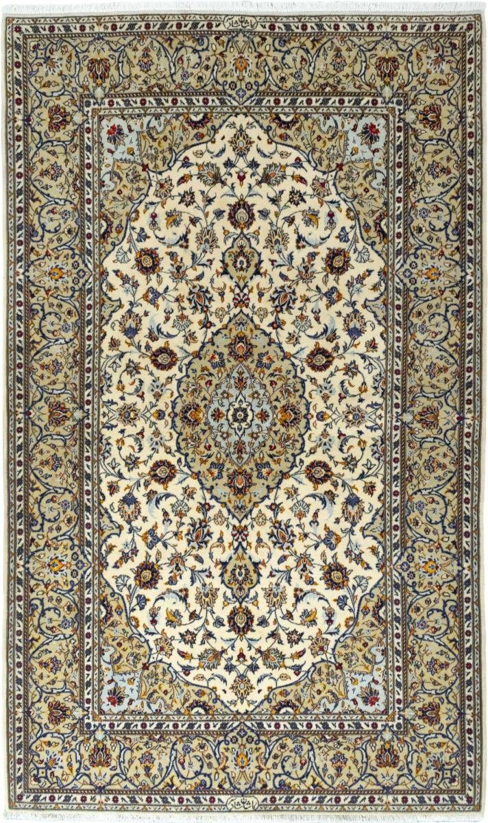 Orientteppich Keshan 146x248 Handgeknüpfter Orientteppich / Perserteppich, Nain Trading, rechteckig, Höhe: 12 mm