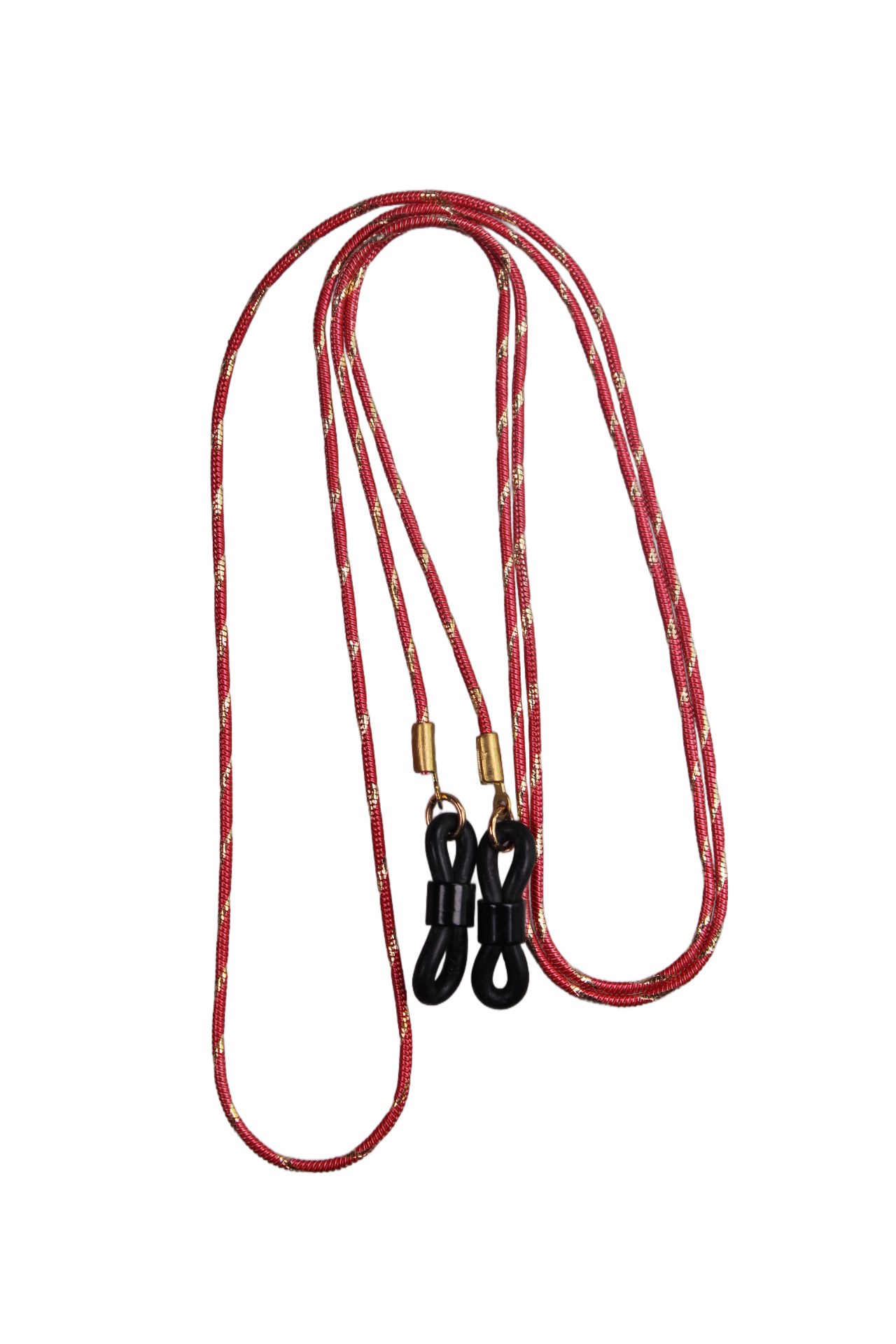 Brillenetui Coloriertes Metall Brillenband Lachs