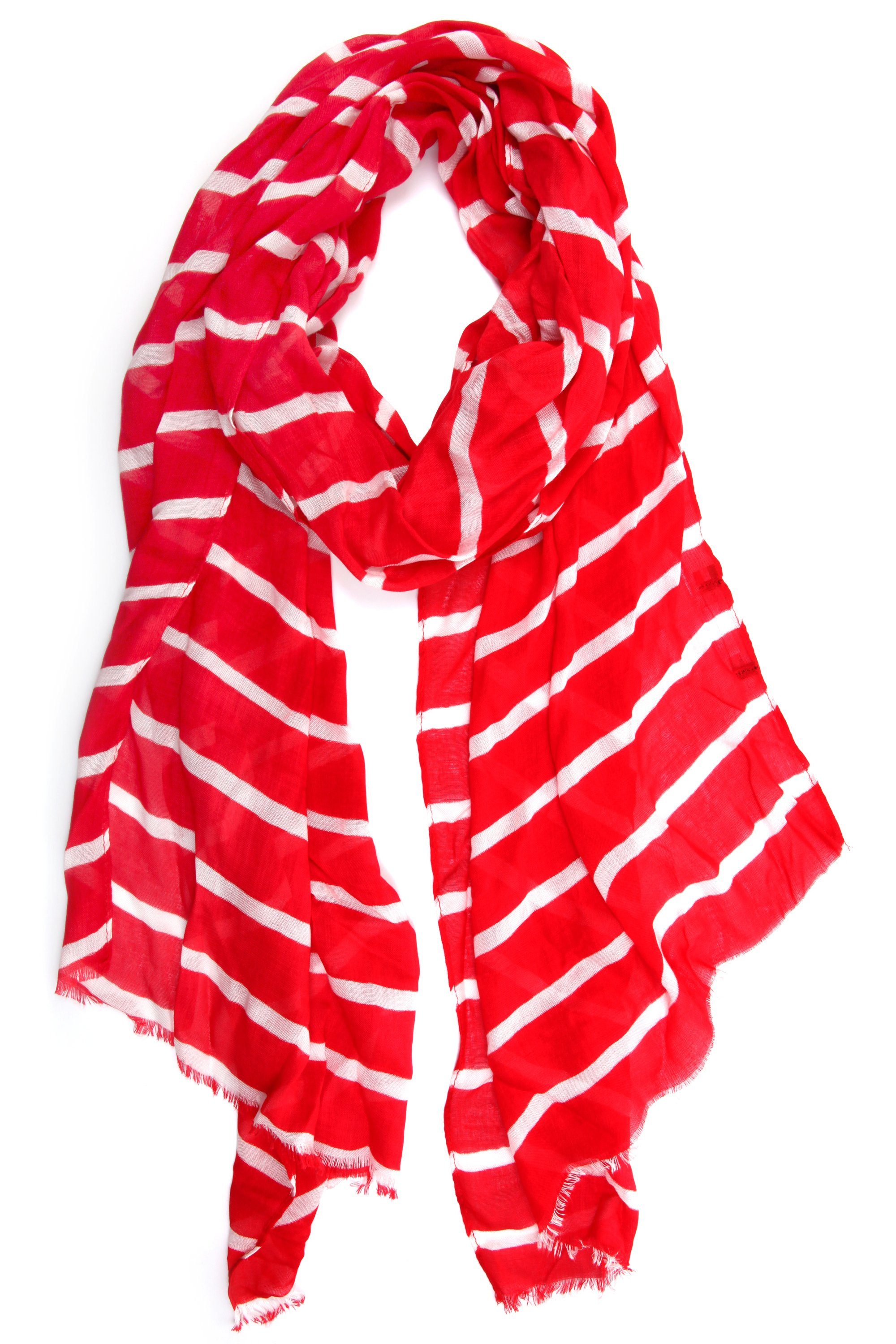 COLLEZIONE ALESSANDRO Modeschal Valerie, (1-St), mit weißen Streifen