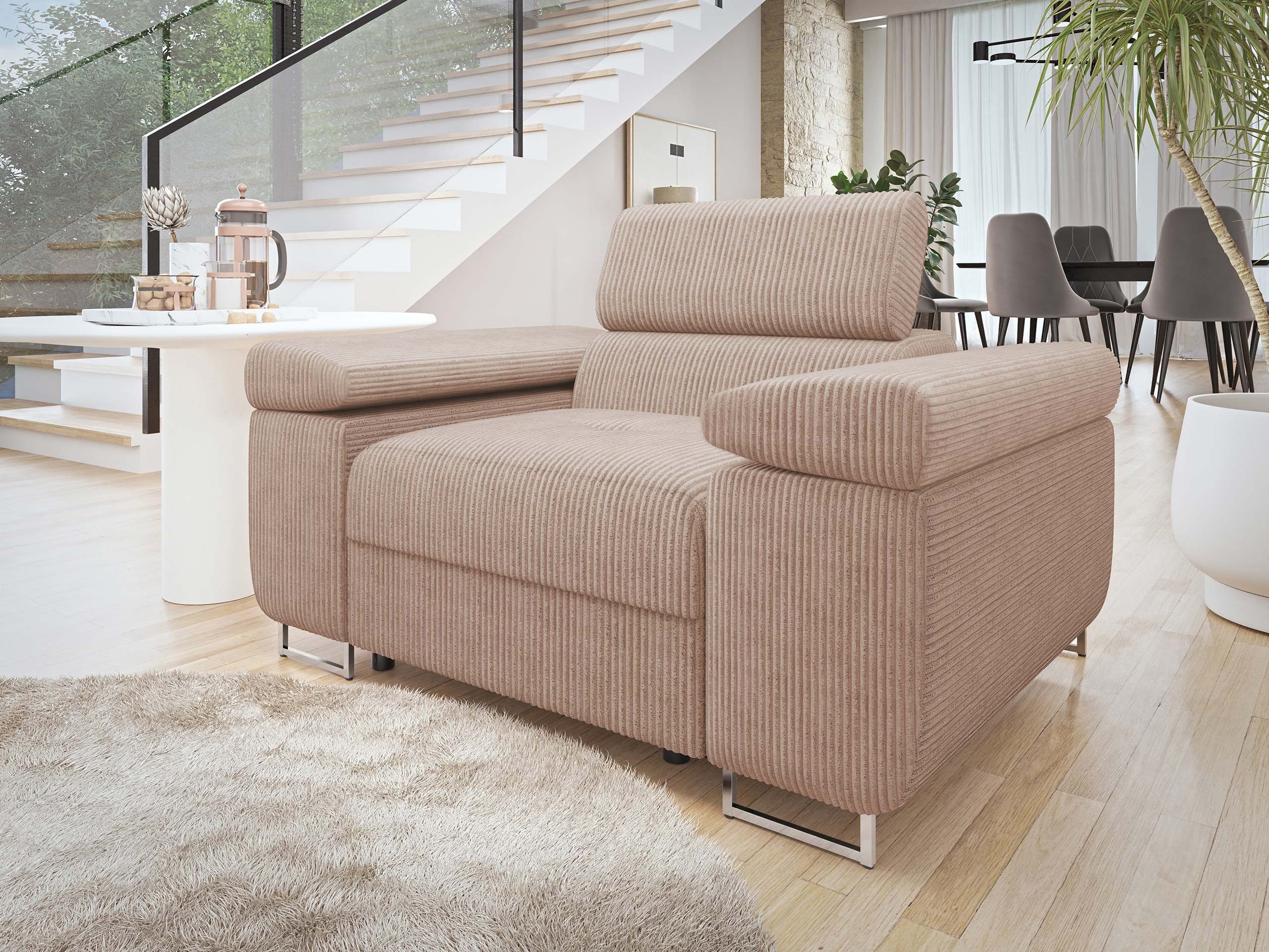 MIRJAN24 Sessel Torezio Cord, Einstellbare Kopfstützen, günstig online kaufen