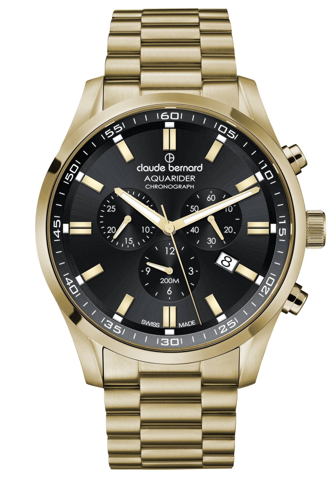 CLAUDE BERNARD Schweizer Uhr Aquarider Chronograph