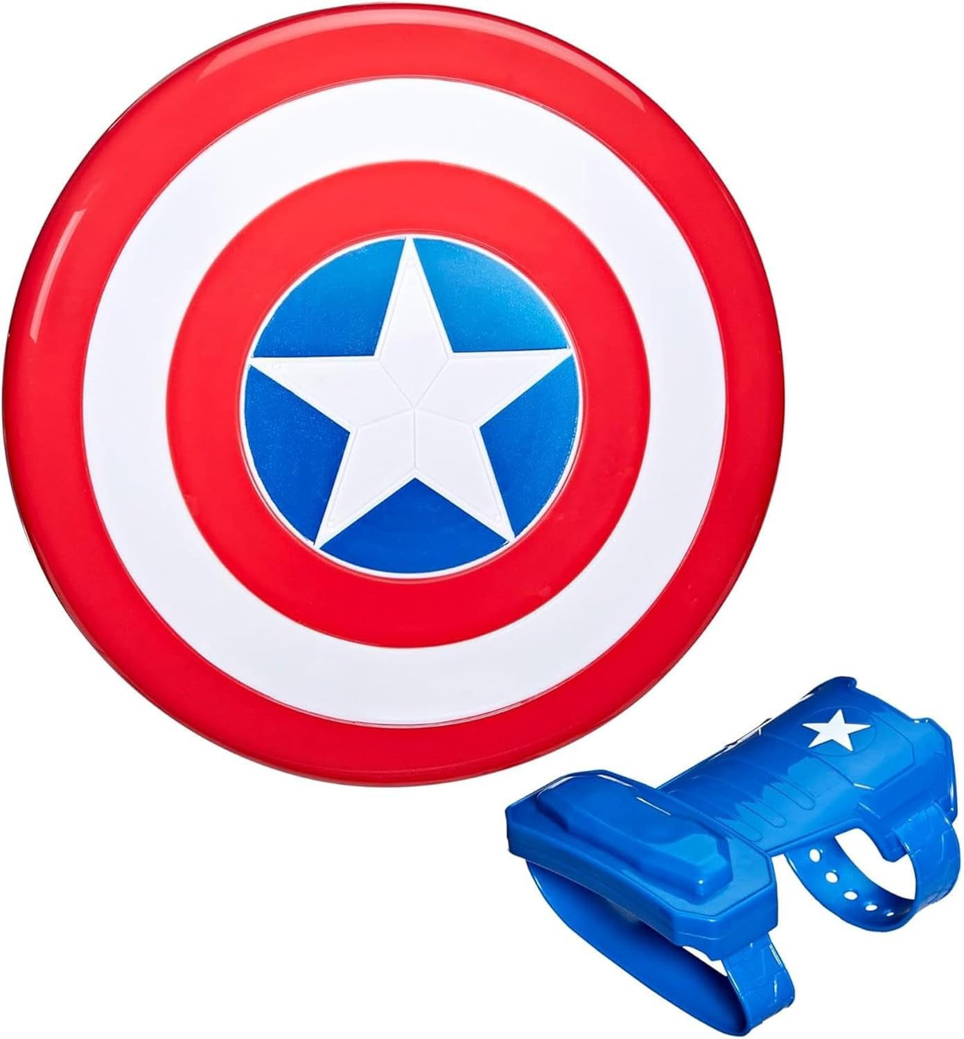 Hasbro Actionfigur Marvel Avengers Captain America Magnetischer Schild und Halterung