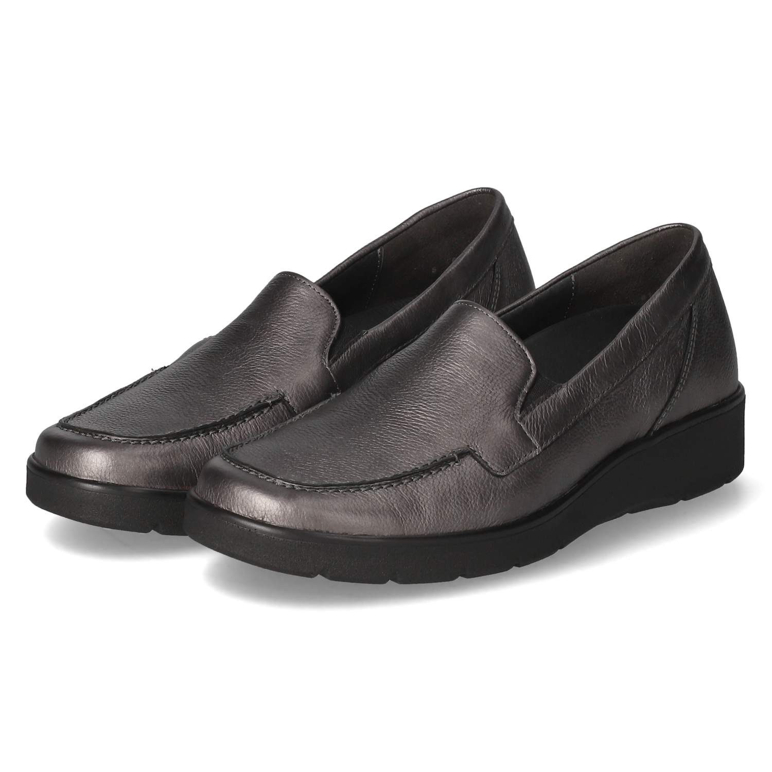 Semler M1015011/007 SP Damen Glattleder grey Slipper