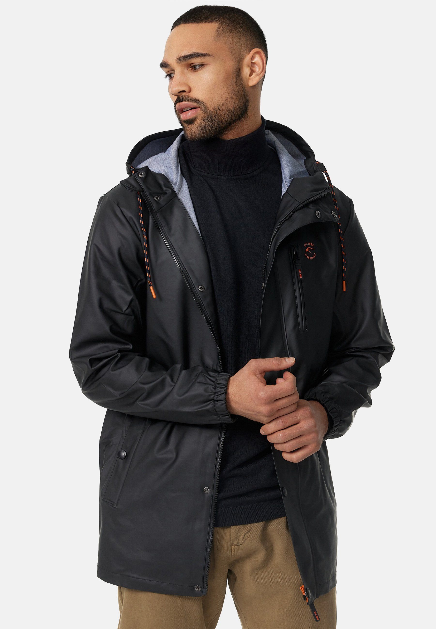 Malmoe Indicode Regenjacke Black