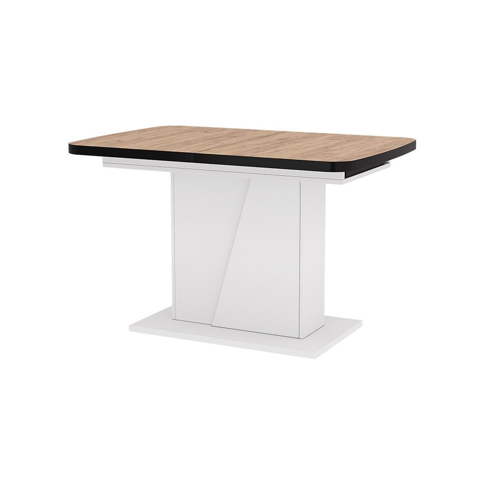 Vicco Esstisch Fenaro, Schwarz/Goldkraft Eiche/Weiß, 120 günstig online kaufen