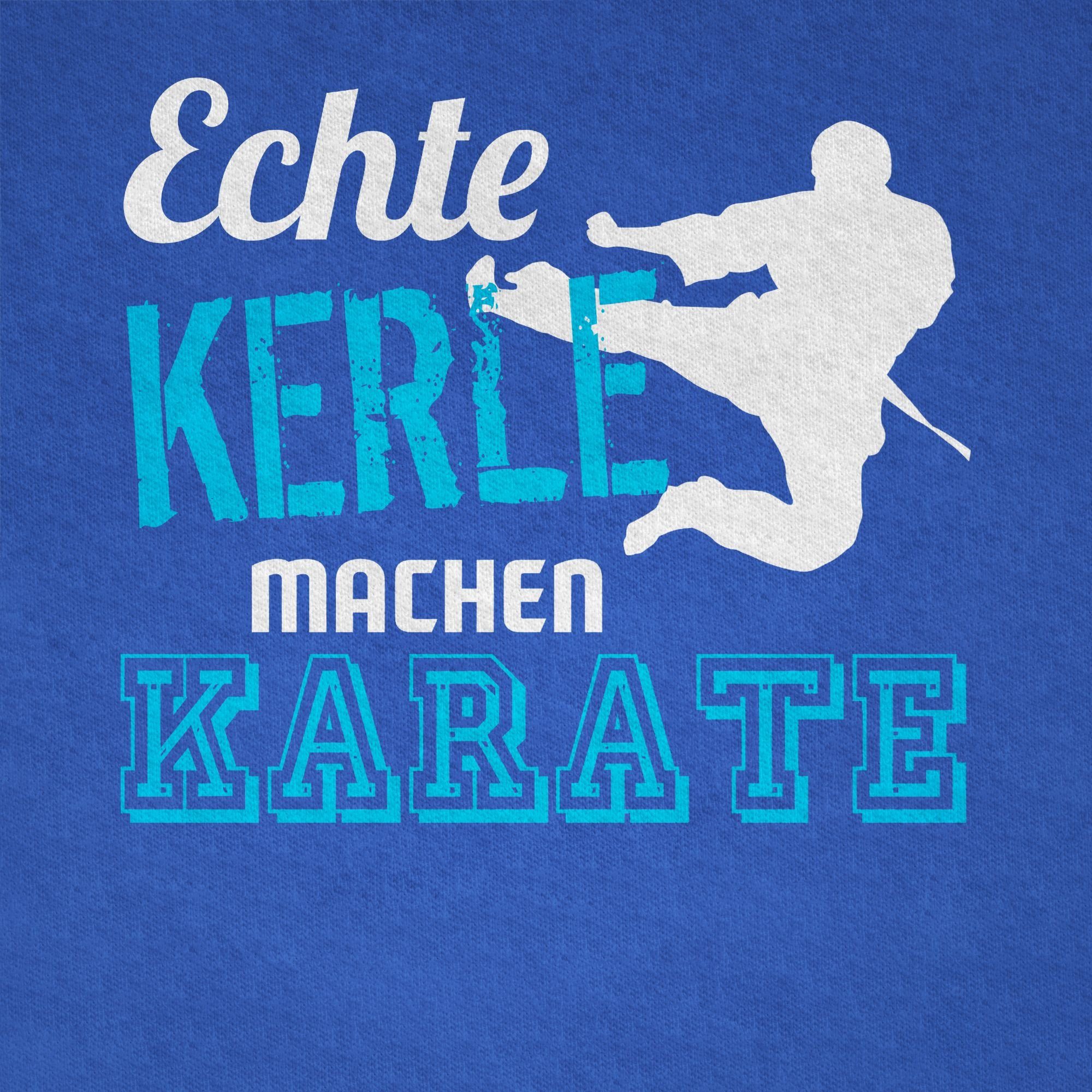 Kerle Kleidung Shirtracer Karate 3 Echte Royalblau Kinder Sport T-Shirt machen