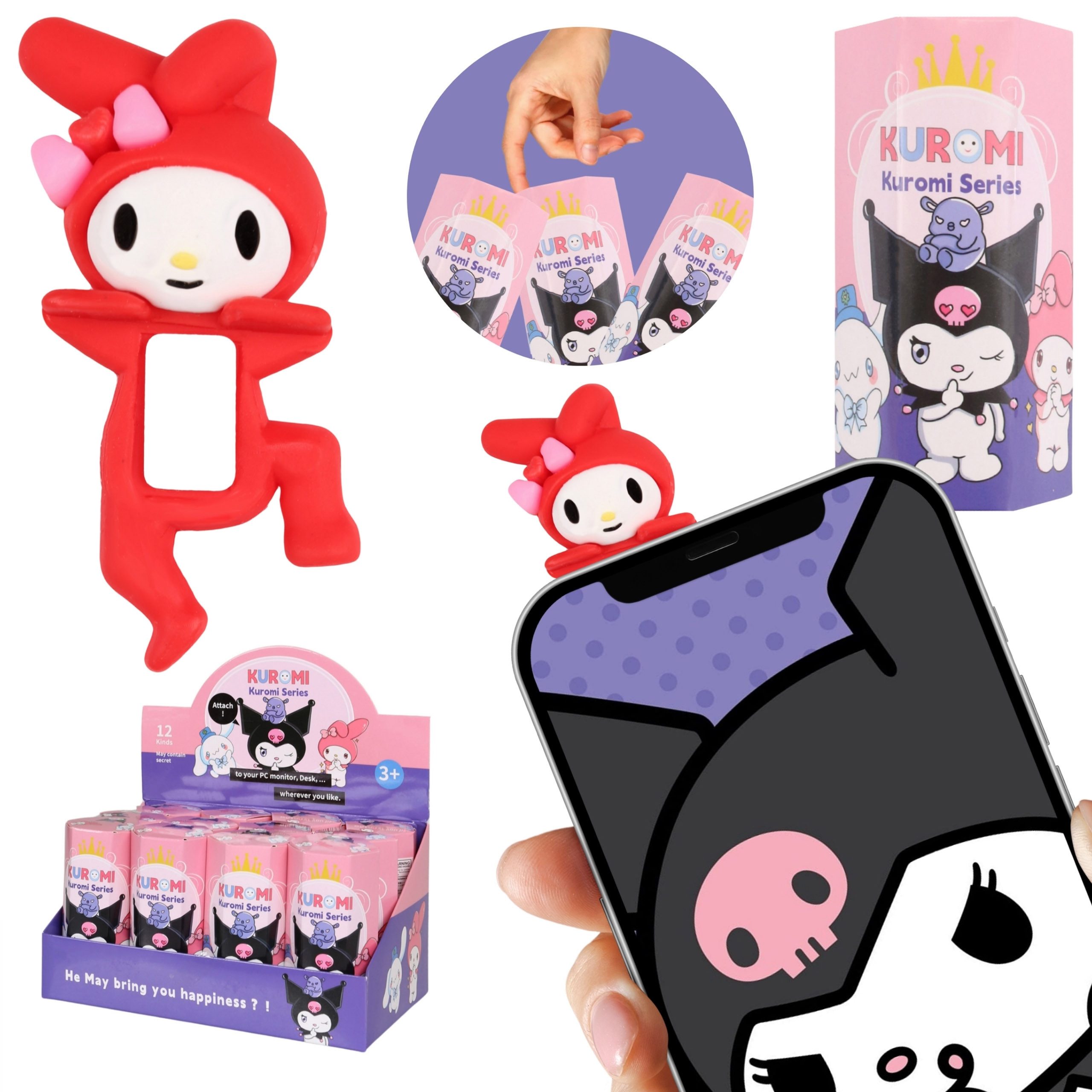 ANGEL Handyhülle Sonny Angel Hello Kitty KUROMI Mini-Babypuppe, Überraschungsfigur