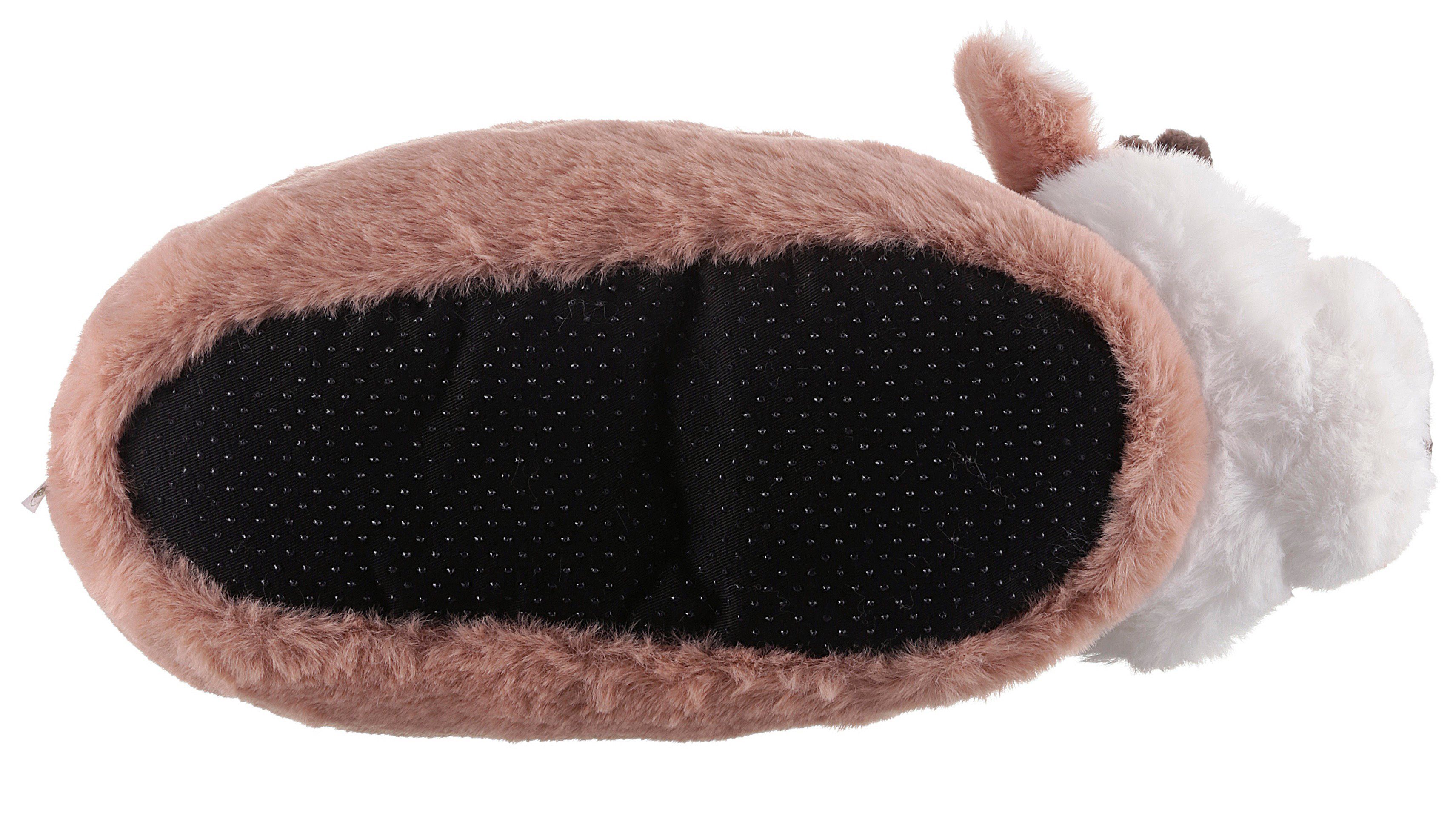 Nici RENTIER JONTE Plüsch Hausschuhe Weihnachts Hausschuh zum Schlupfen