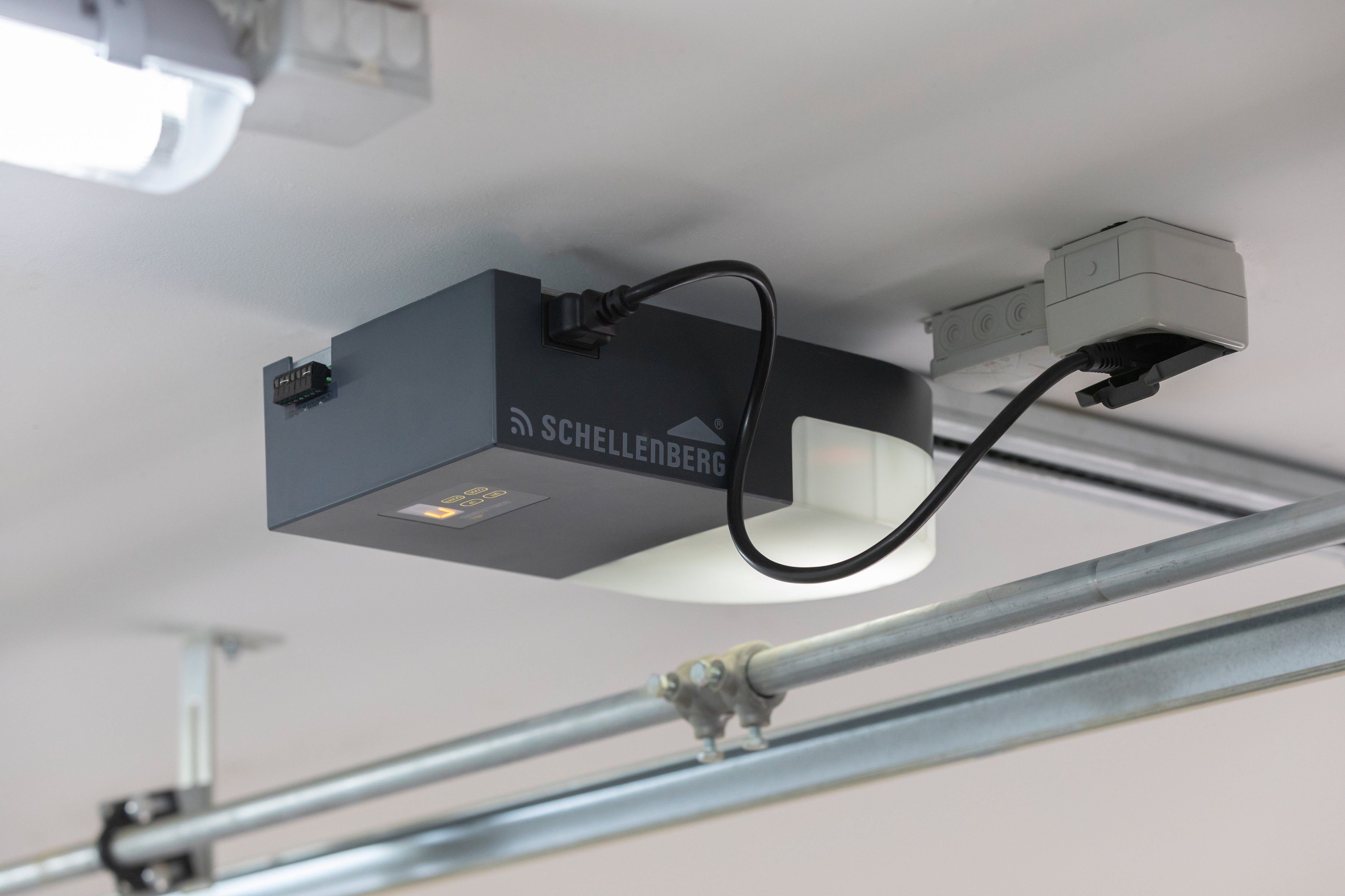 XL, bis SCHELLENBERG Schwing- schienengeführte Garagentorantrieb 1000 14 N für Smart Sektionaltore DRIVE und m²,