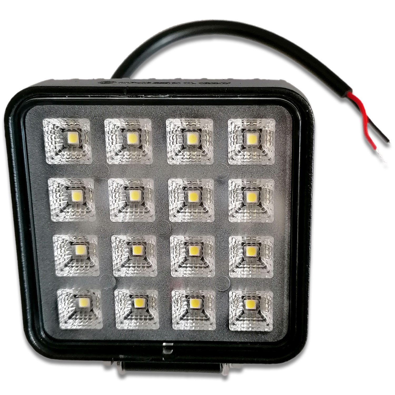 Impulse Innovation LED Scheinwerfer Arbeitsscheinwerfer LED, 12-24V, 1844lm, Quadratisch
