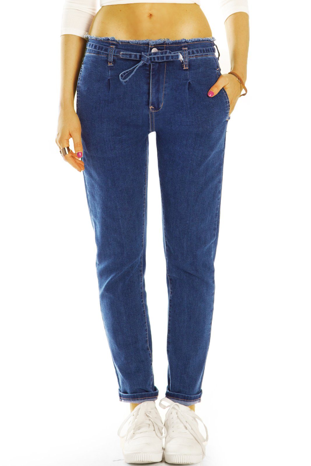 be styled Boyfriend-Jeans Boyfriend Jeans Hose bequeme Tapered Damenhose - günstig online kaufen