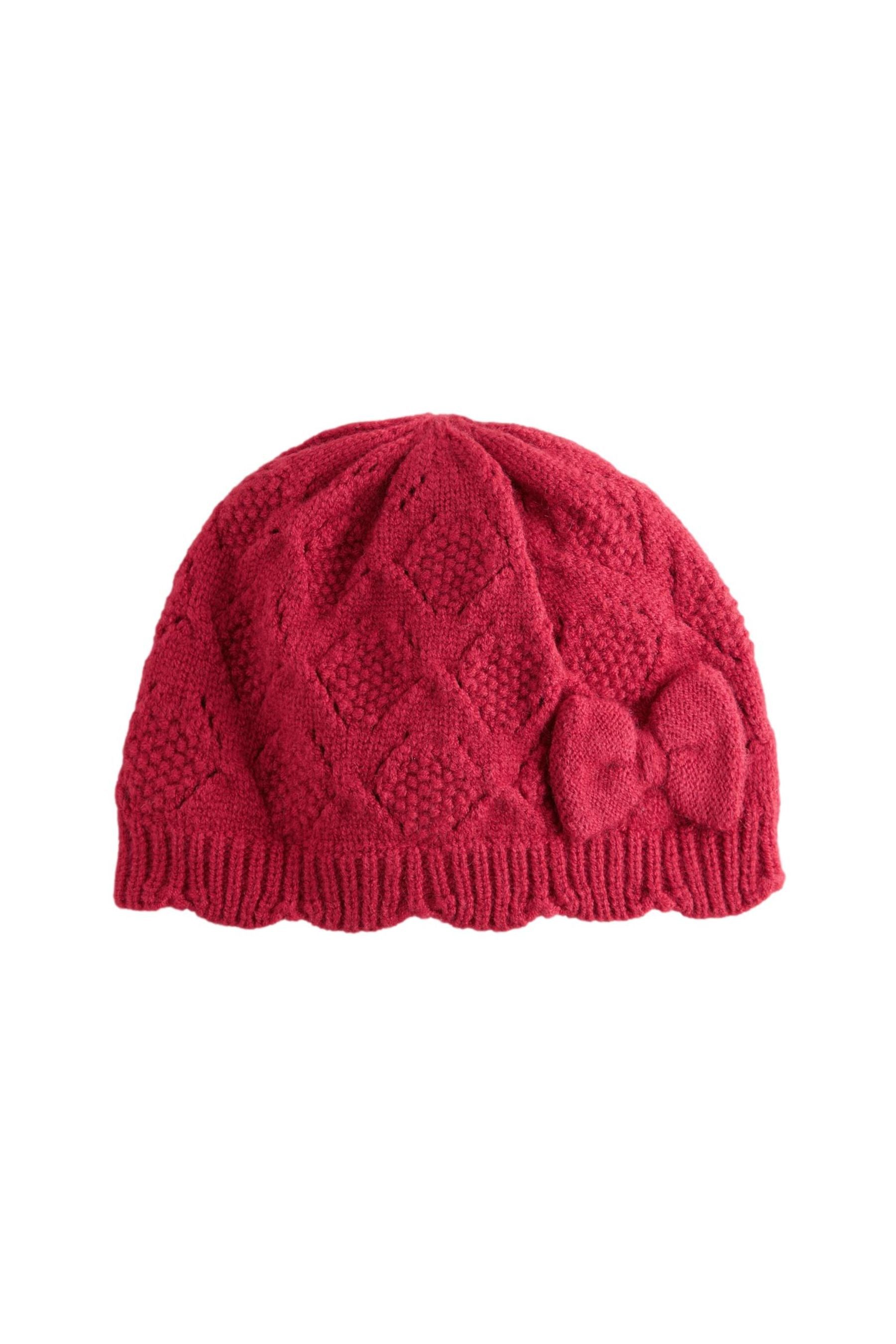 Next Strickmütze Strickmütze für Babys mit Schleife (1-St)