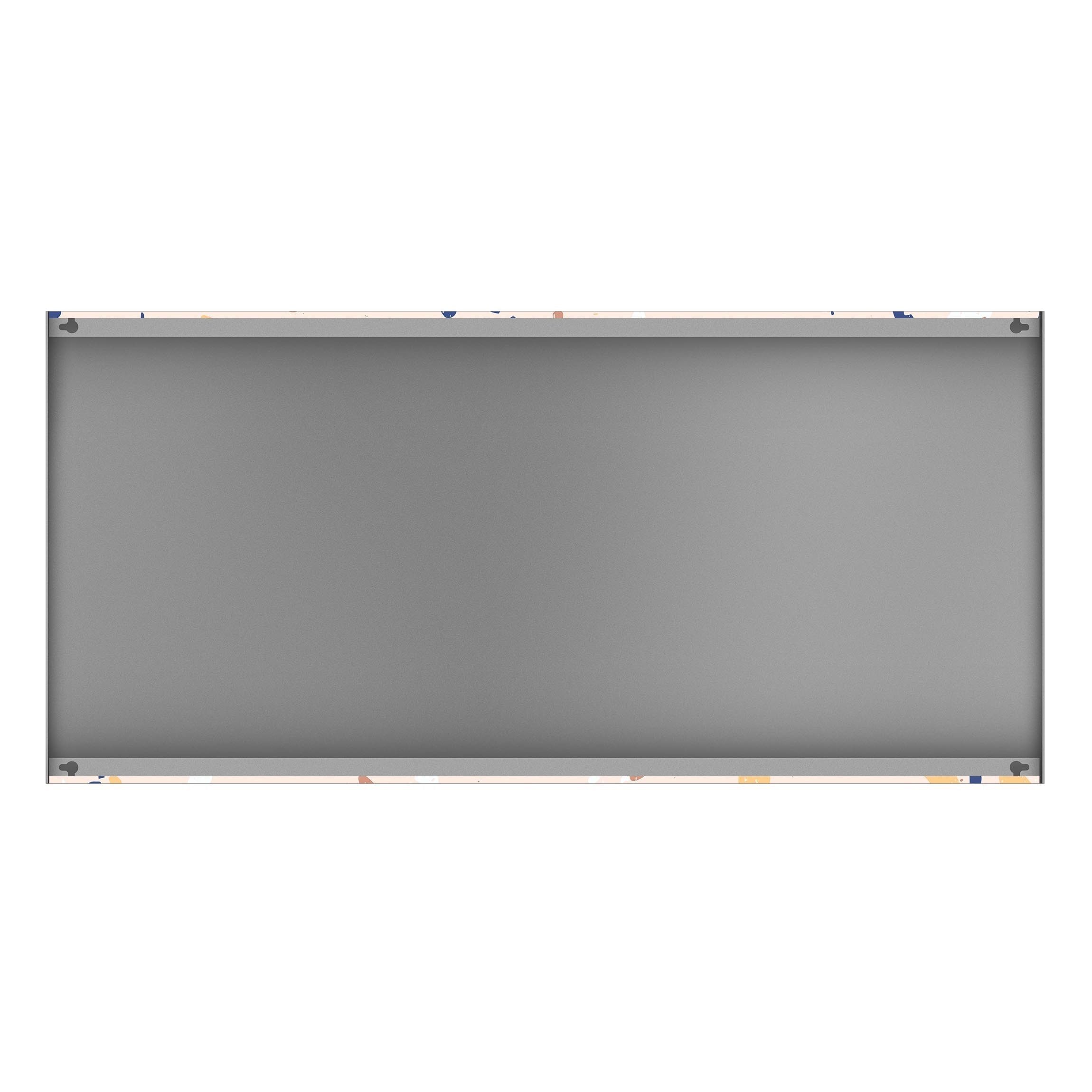 Bilderdepot24 Magnettafel Küche beige Detailliertes Terrazzo Muster Padova, (1-tlg., Magnetboard Pinnwand für die Wand - metallische Tafel für Magnete), Magnetw – Bild 4 von 4