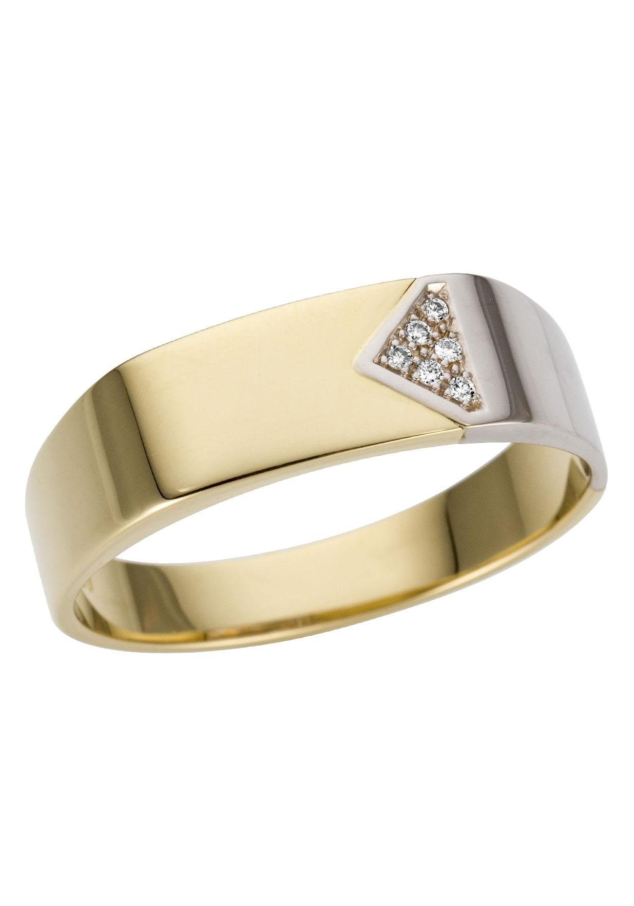 Goldring Schmuck Geschenk Gold 333 Herrenring Goldring