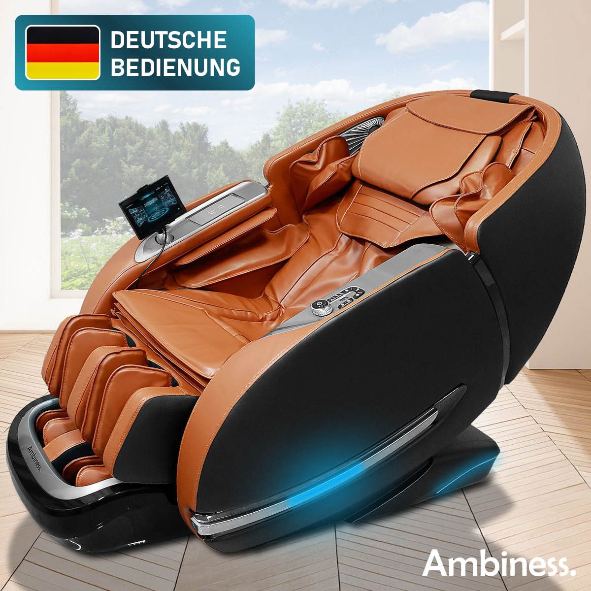 AMBINESS Massagesessel Relaxsessel YUNA, 60 Massageprogramme, günstig online kaufen