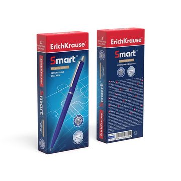 Erich Krause Kugelschreiber, Druckkugelschreiber Smart 0,35mm 12er Pack Blau
