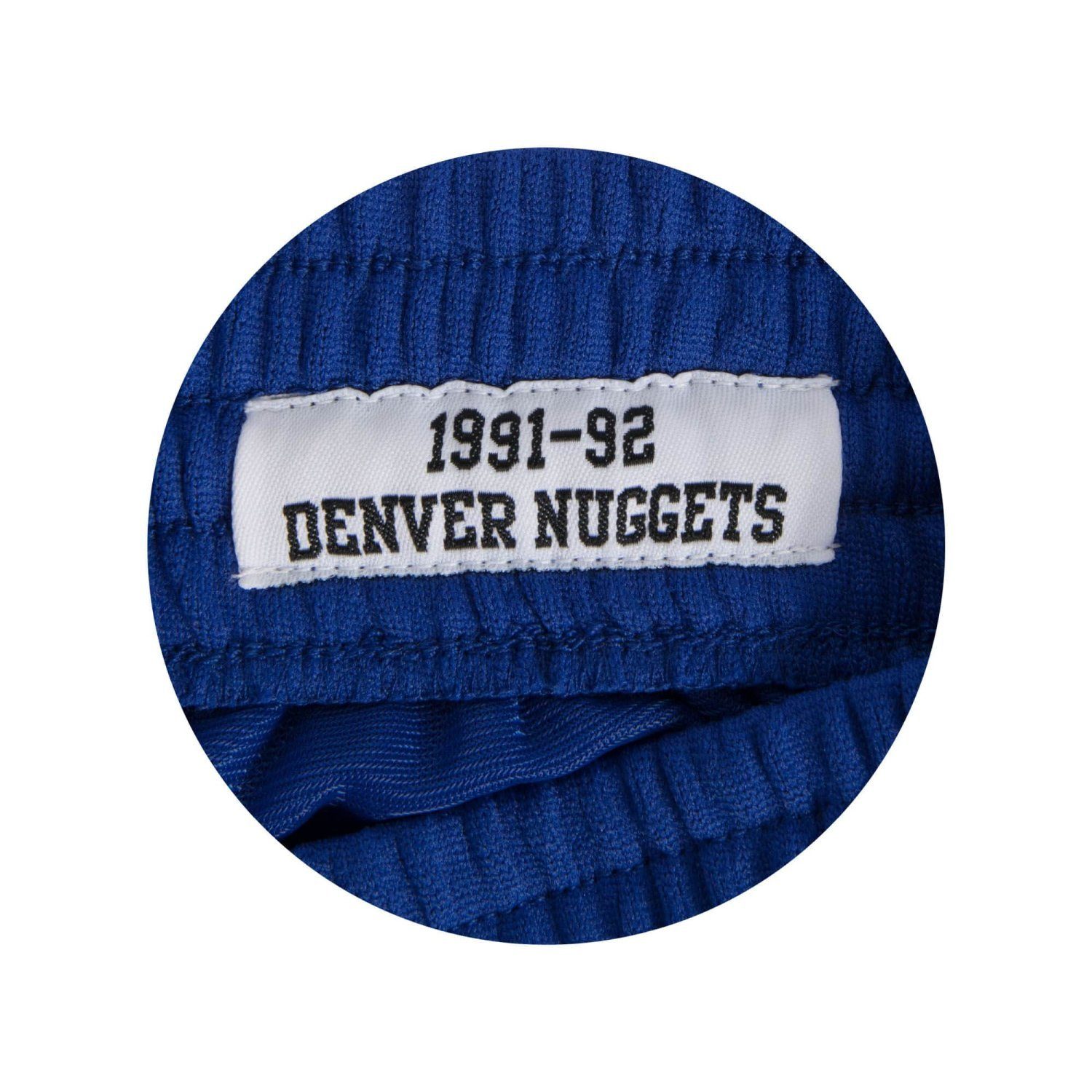 NBA Nuggets Ness 9192 Denver & Shorts Road Swingman Mitchell