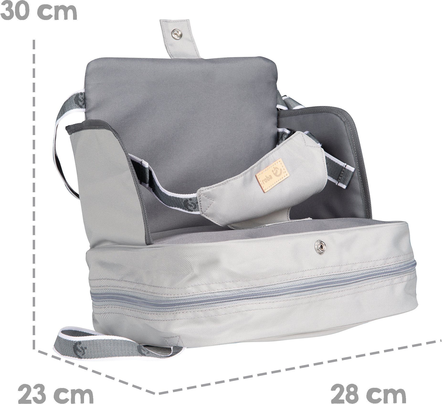 Stars roba® grau Tischsitz Little Stars Boostersitz, Little