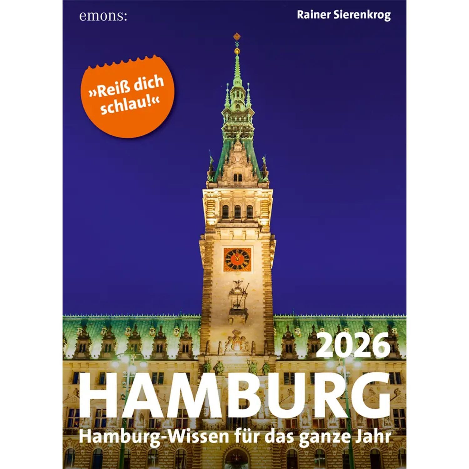 Emons Verlag Abreißkalender Hamburg 2026