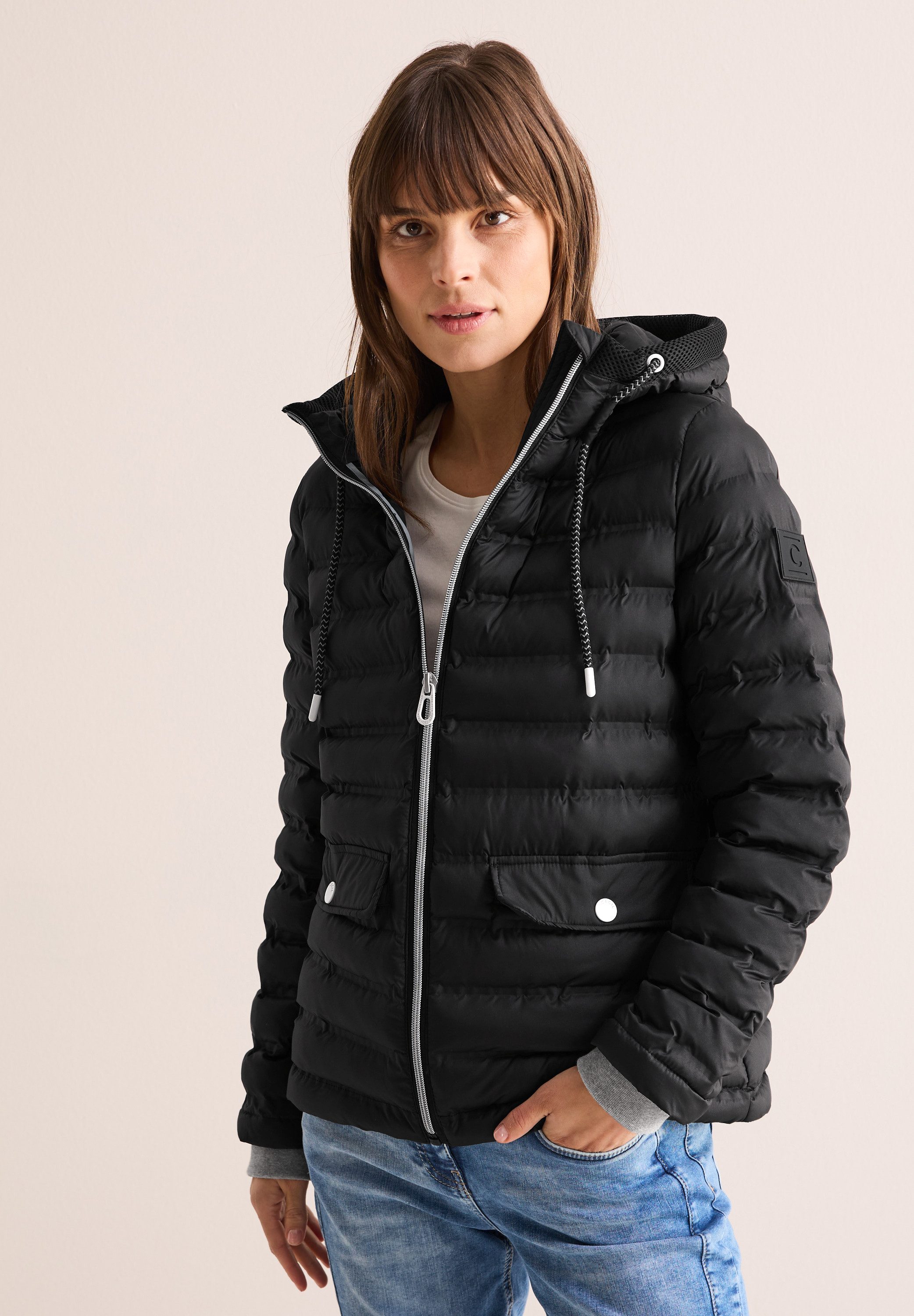 CECIL Steppjacke mit Kapuze mit Tunnelzugband günstig online kaufen