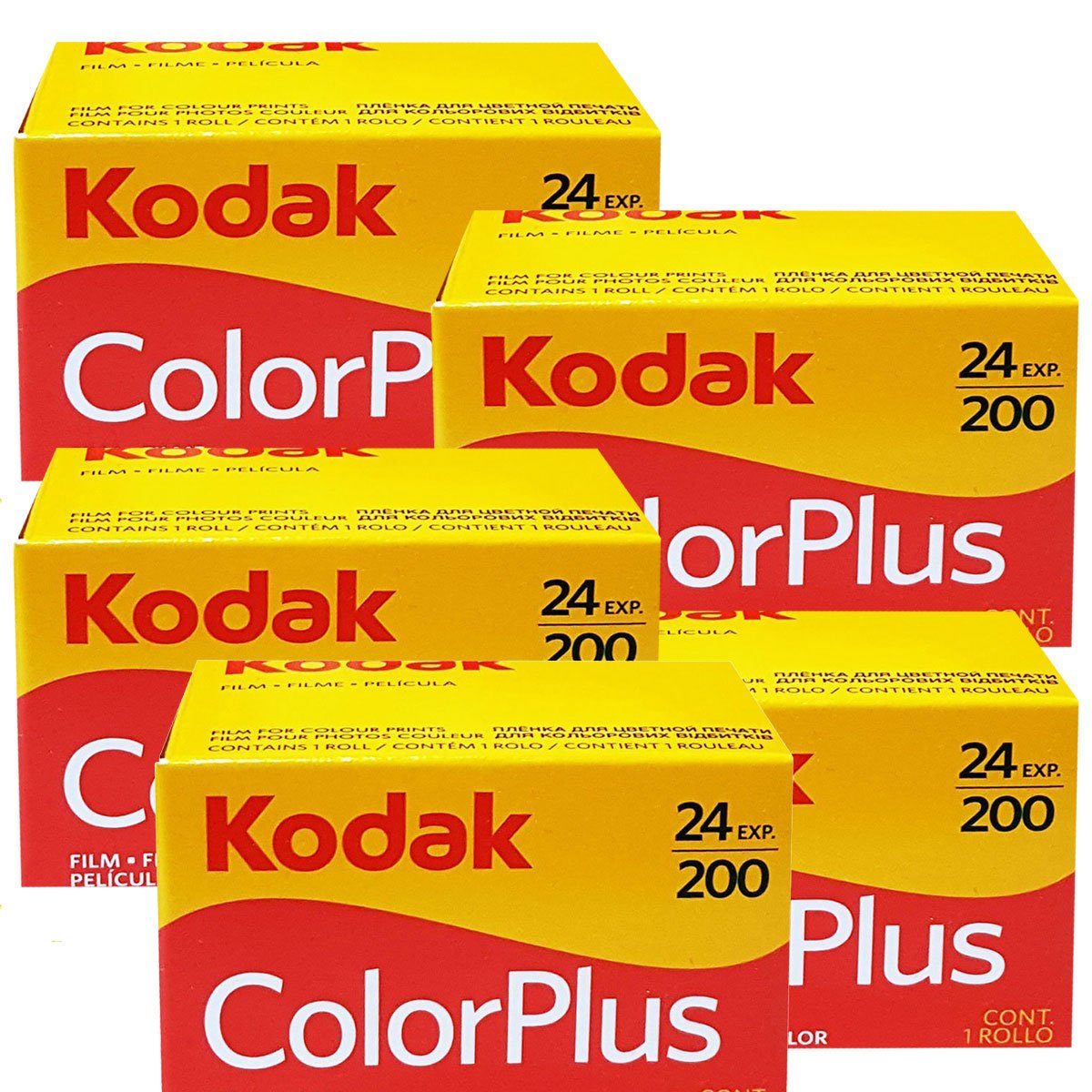 Kodak Farbnegativfilm 5x Kodak Color plus 200 135/24 Kleinbildfilm für, 120