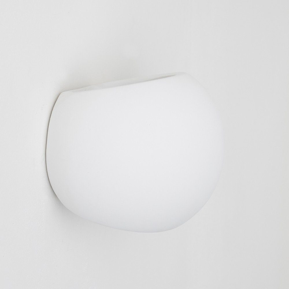 Keramik Weiß, Leuchtmittel, aus 1xG9, & in Down, bemalbar handelsüblichen Wandleuchte Up »Scorzo« Wandlampe Innen ohne hofstein mit Farben