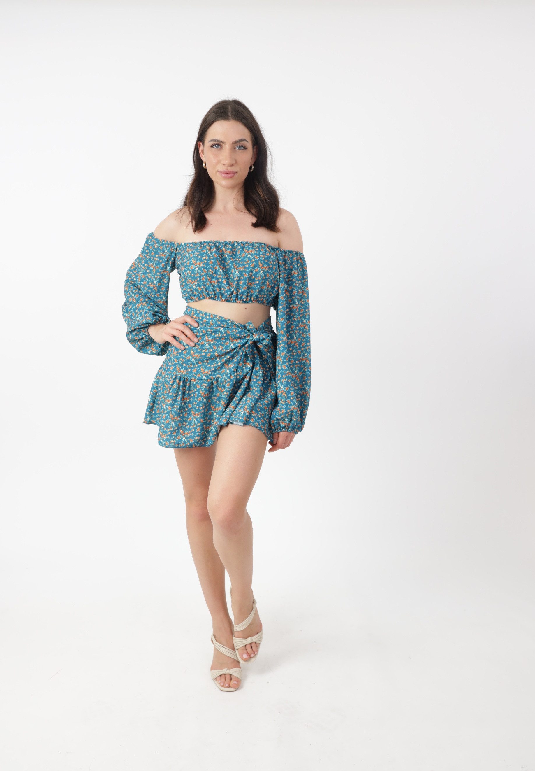 Elara Blusentop Damen Set