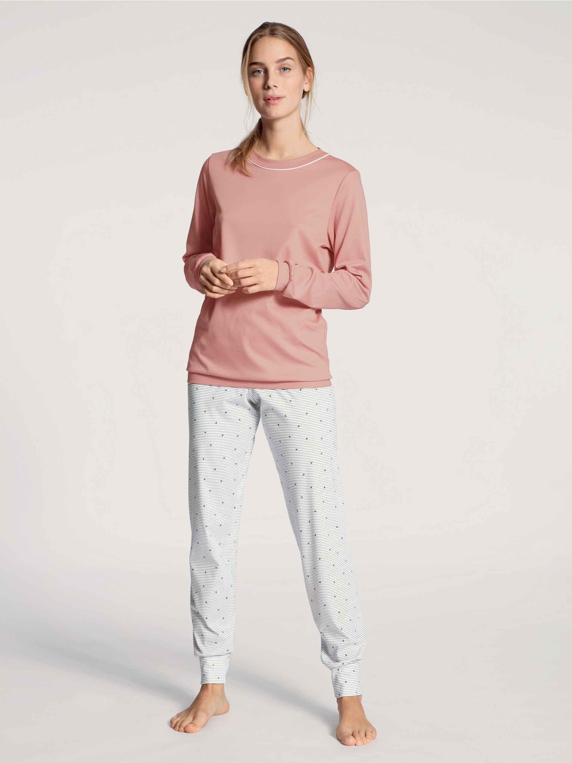 CALIDA Pyjama »Bündchen-Pyjama« (2 tlg) Made in Europe online kaufen | OTTO