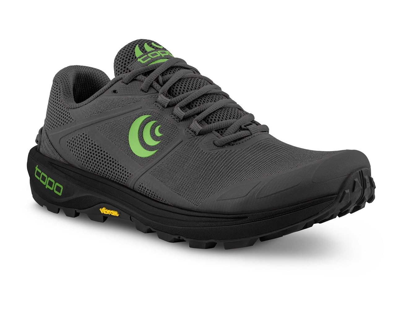 Topo Terraventure 4 (Trail, breitere Zehenbox) dunkelgrau/grün Herren Laufs günstig online kaufen