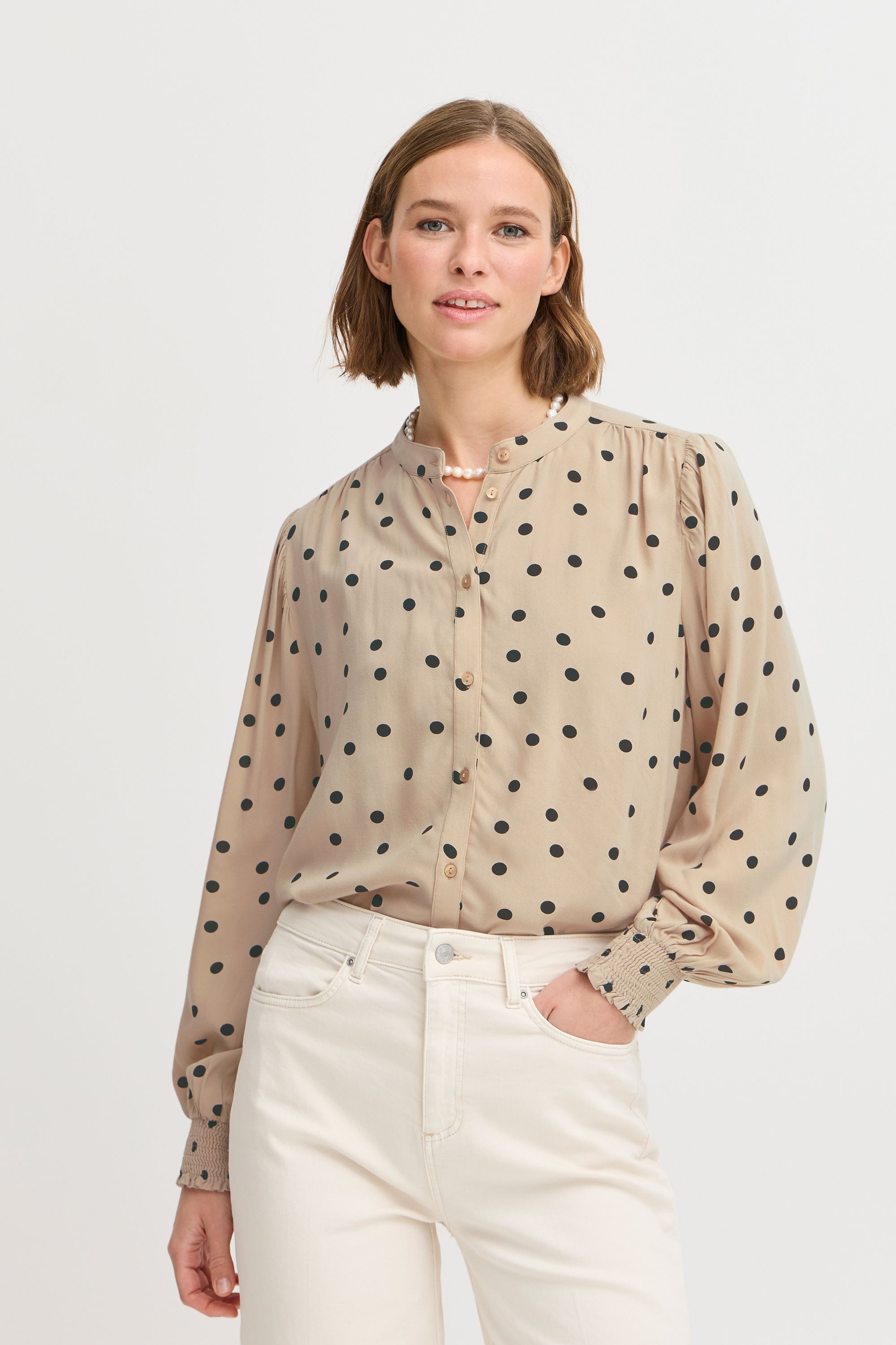 Langarmbluse BYJOSA AOP SMOCK BLOUSE -