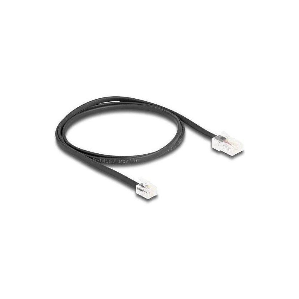 Delock DeLOCK Telefonkabel RJ-45 auf RJ-11 1 Meter Telefonkabel, RJ-45 Stecker, RJ-11 Stecker, Kabel, CO2-neutraler Versand verfügbar