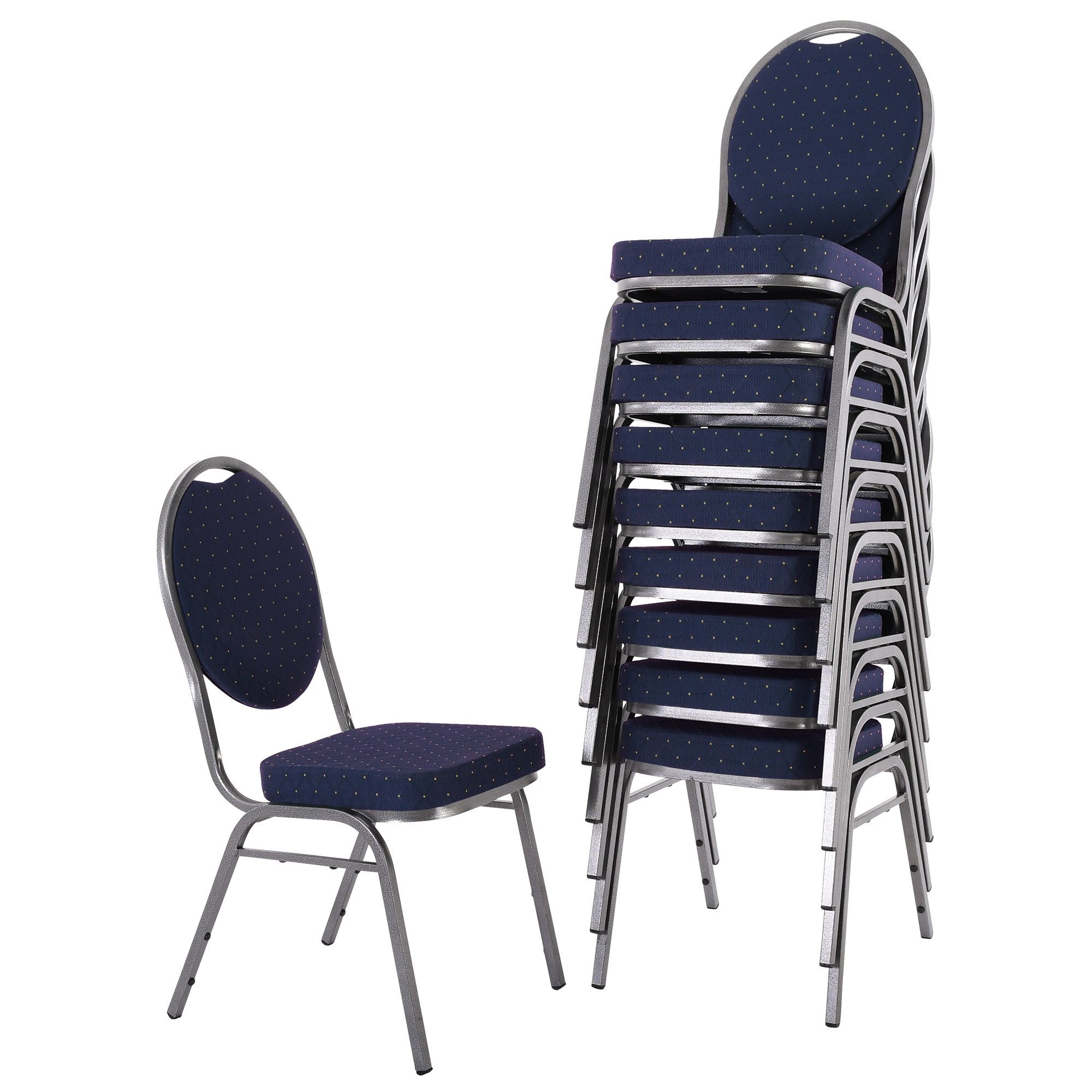 Raburg Stapelstuhl Bankettstuhl, stapelbar, für Konferenz, Seminar & Wartez günstig online kaufen