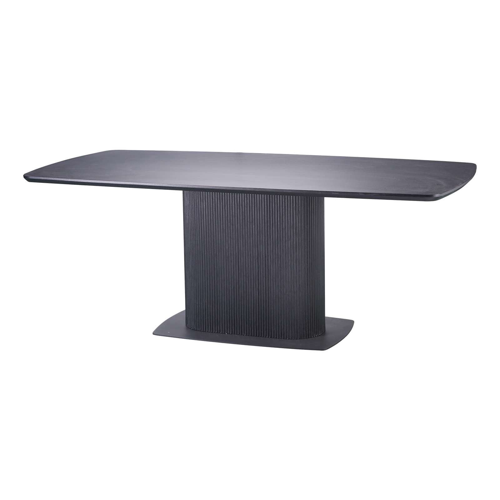 OTTO home Esstisch Daleton, Tischplatte und Standfuß mit Holzstruktur, pflegeleicht, Höhe 76 cm