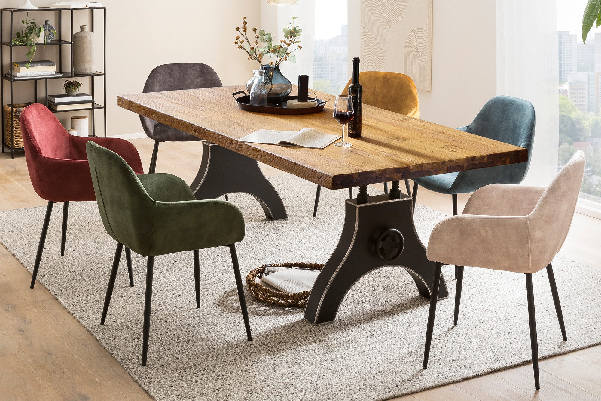SIT Esstisch, extra hohe Plattenstärke von 50 mm