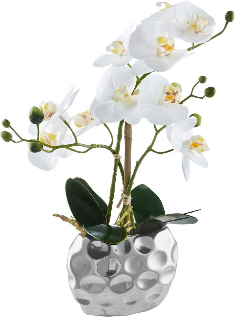 Kunstpflanze »Orchidee« Orchidee, Leonique, Höhe 38 cm, Kunstorchidee, im Topf