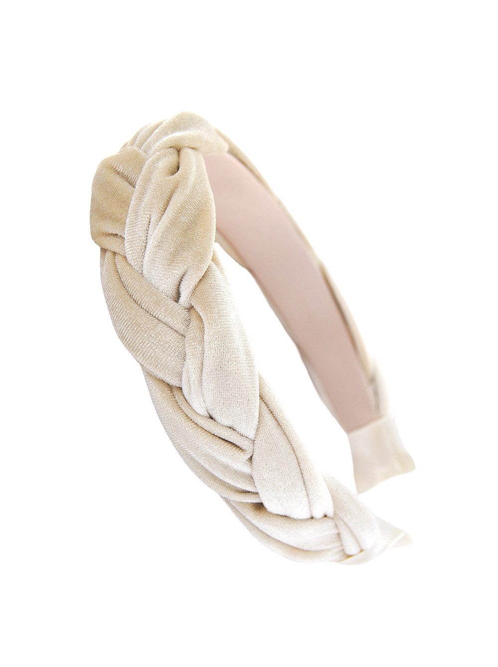 axy Haarreif Haarreif Samt Flechtoptik, Trachten geflochten Vintage Damen Haareifen Haarband