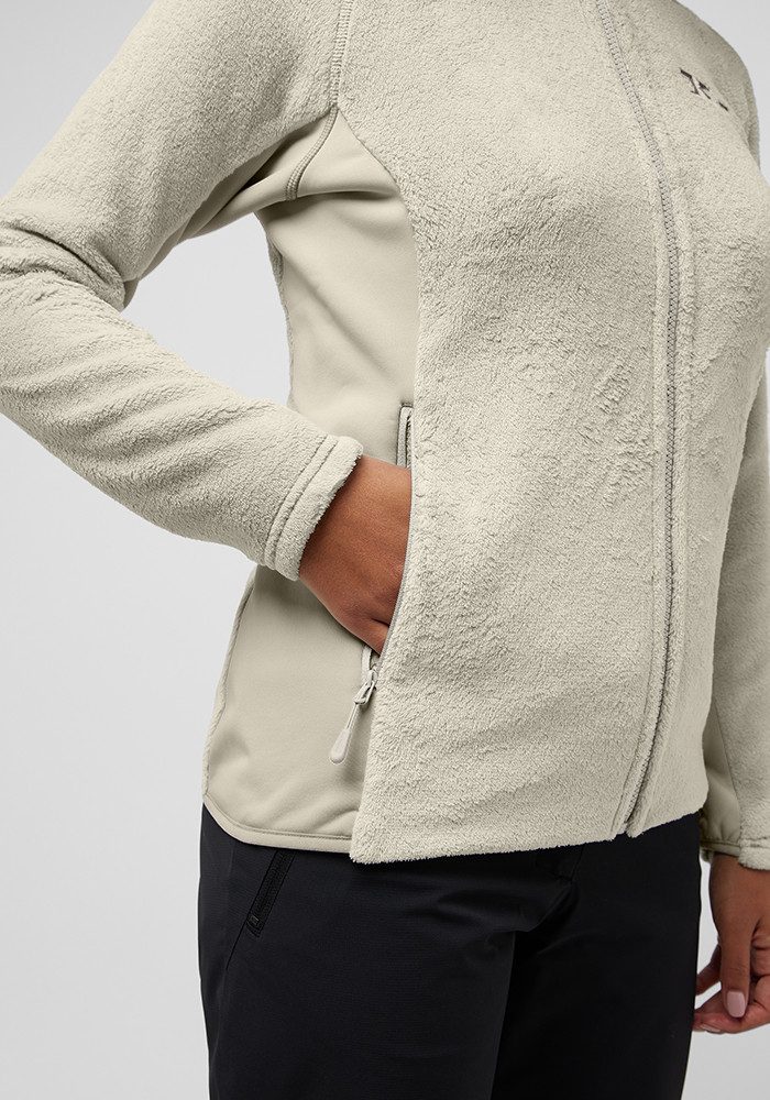 Jack Wolfskin Fleecejacke ROTWAND FZ W Fleecejacke, kuschelig, wärmend und elastisch