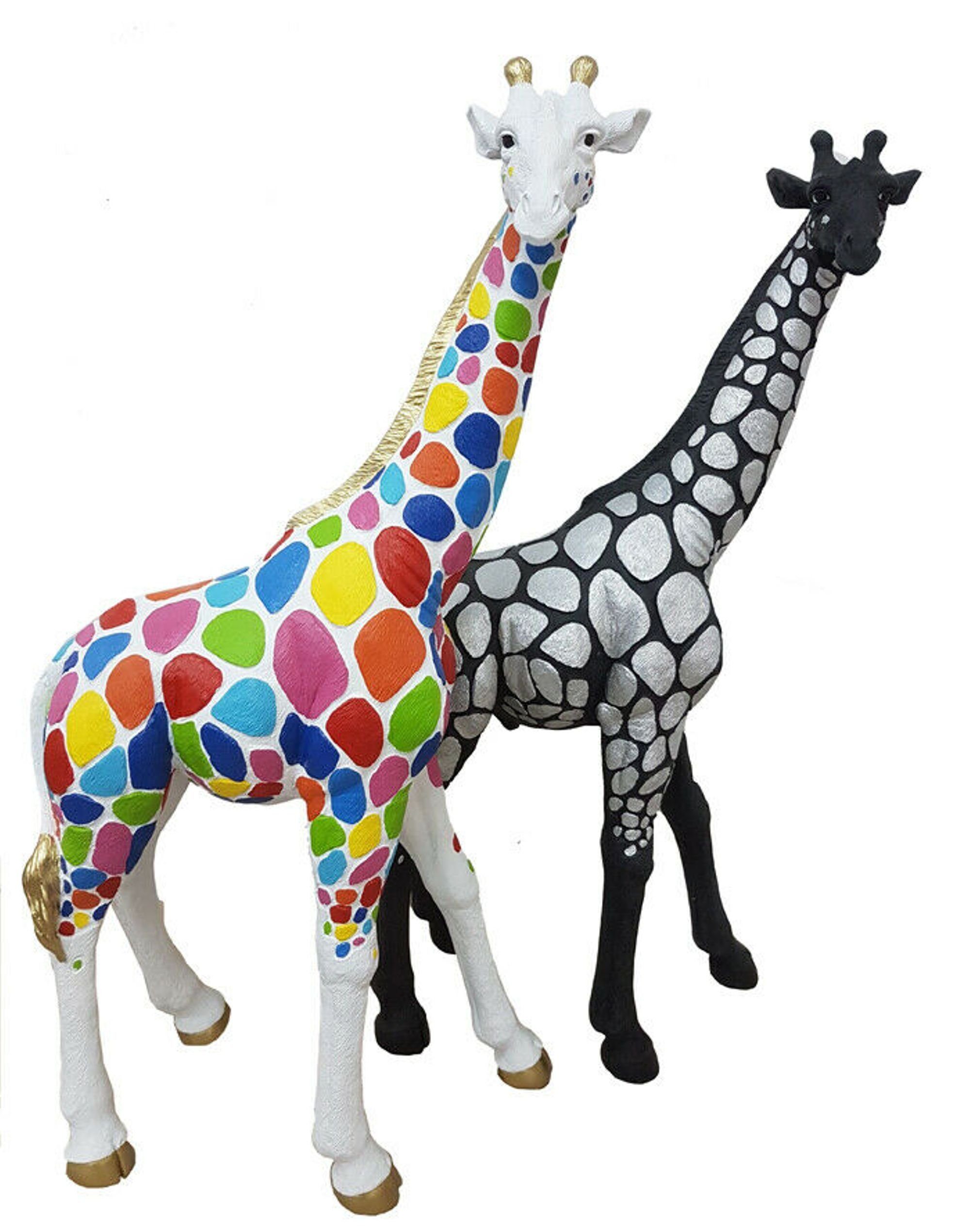 Design Figuren Garten Dekorationen Giraffe JVmoebel Skulpturen Gartenfigur, Giraffe Skulptur Statue