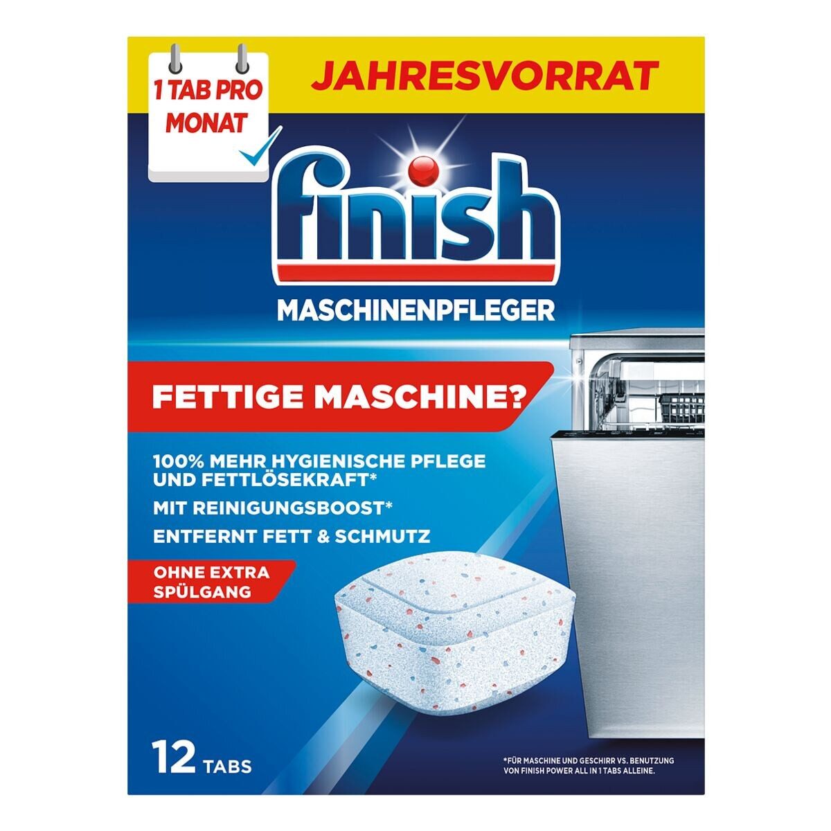 FINISH Spülmaschinenpflege (12 Tabs)