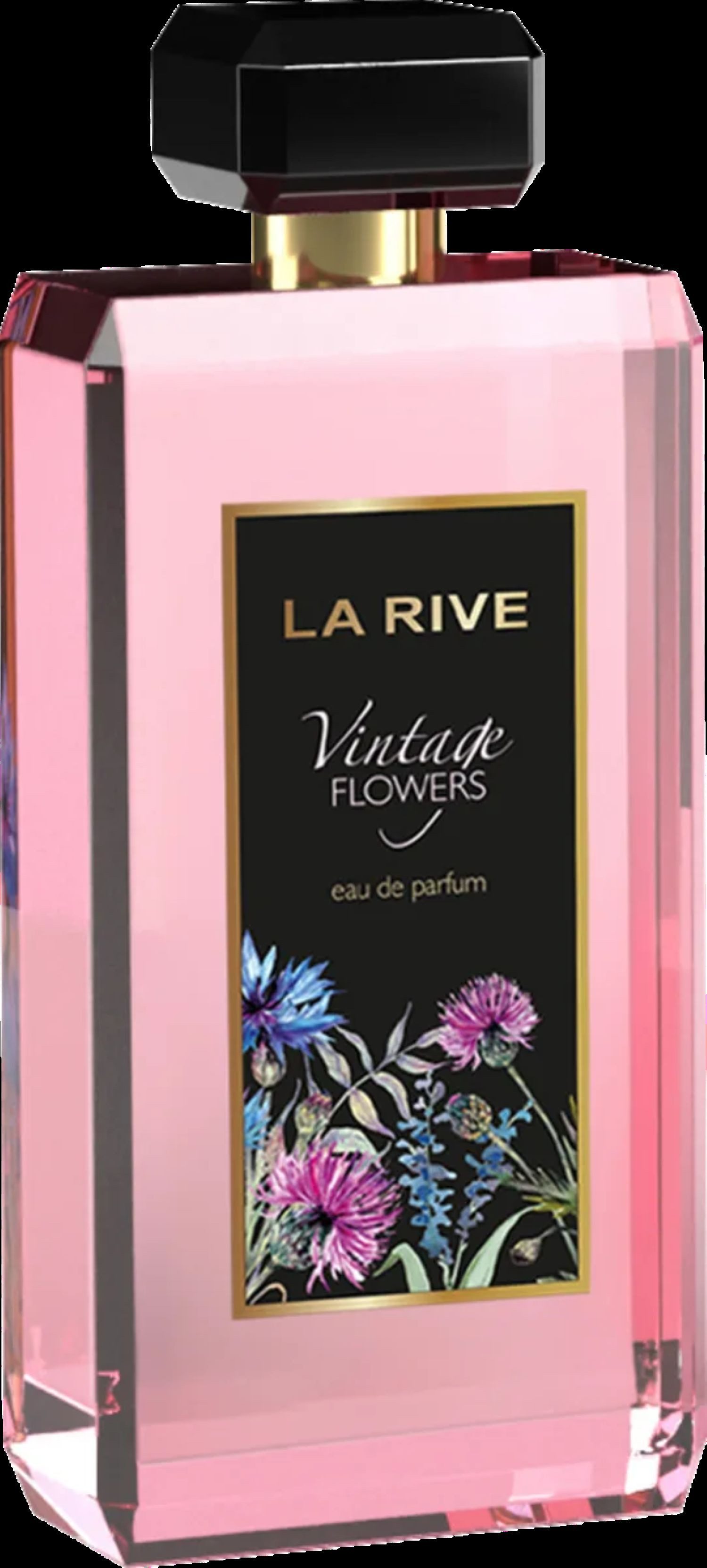 La Rive Eau de Parfum Vintage Flowers, Femininer Glasflakon mit Sprühkopf