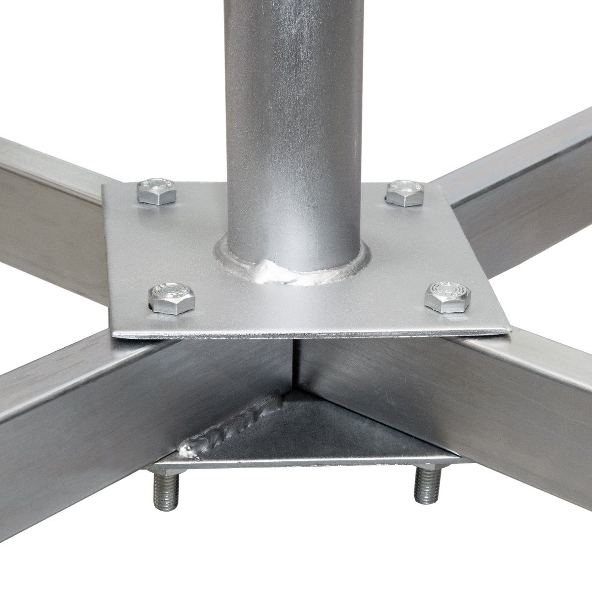 PremiumX SAT-Halterung SAT Balkonständer 4x50x50cm Stahl verzinkt Standhalter für SAT-Antenne
